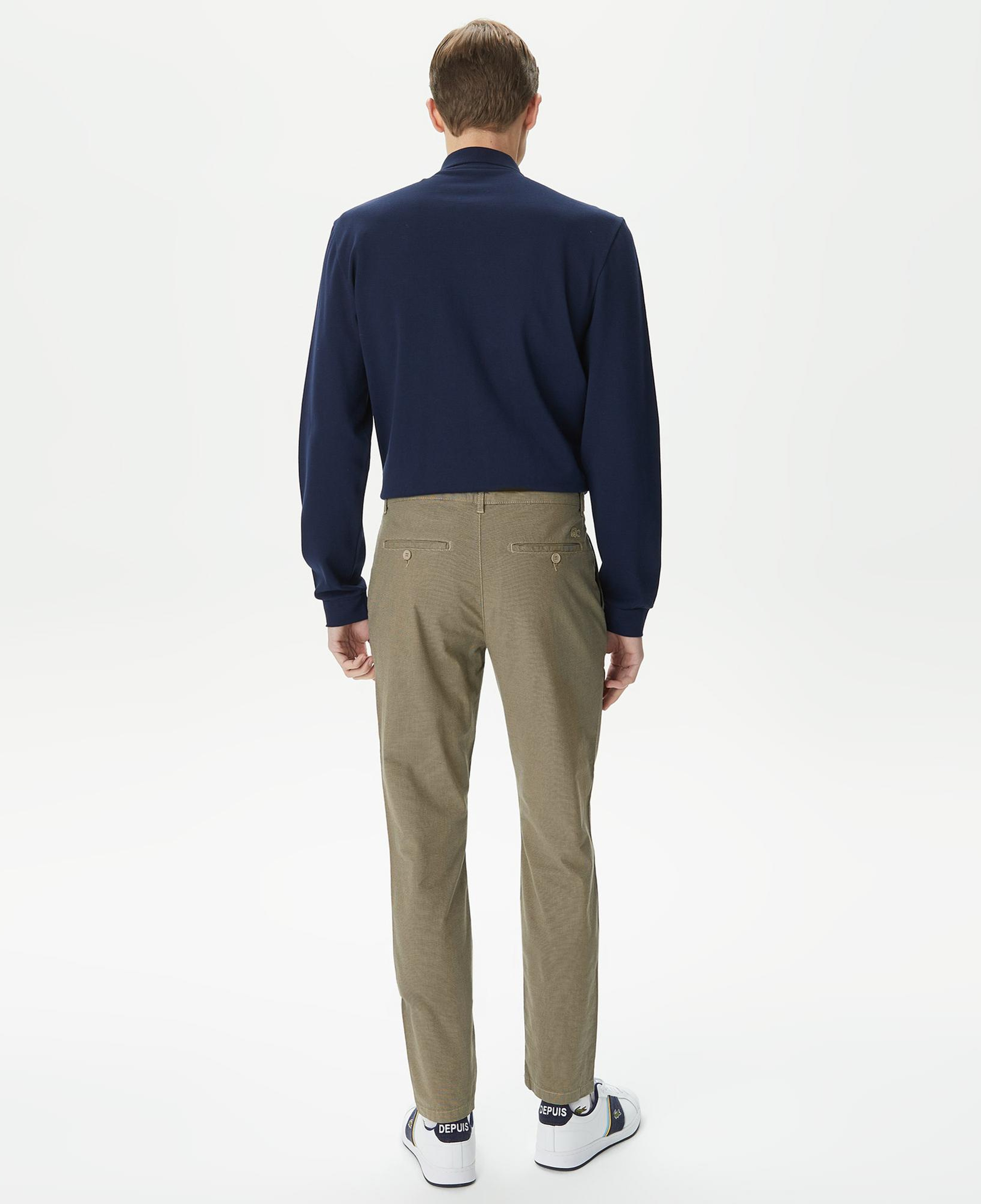 Erkek Slim Fit Chino Bej Pantolon