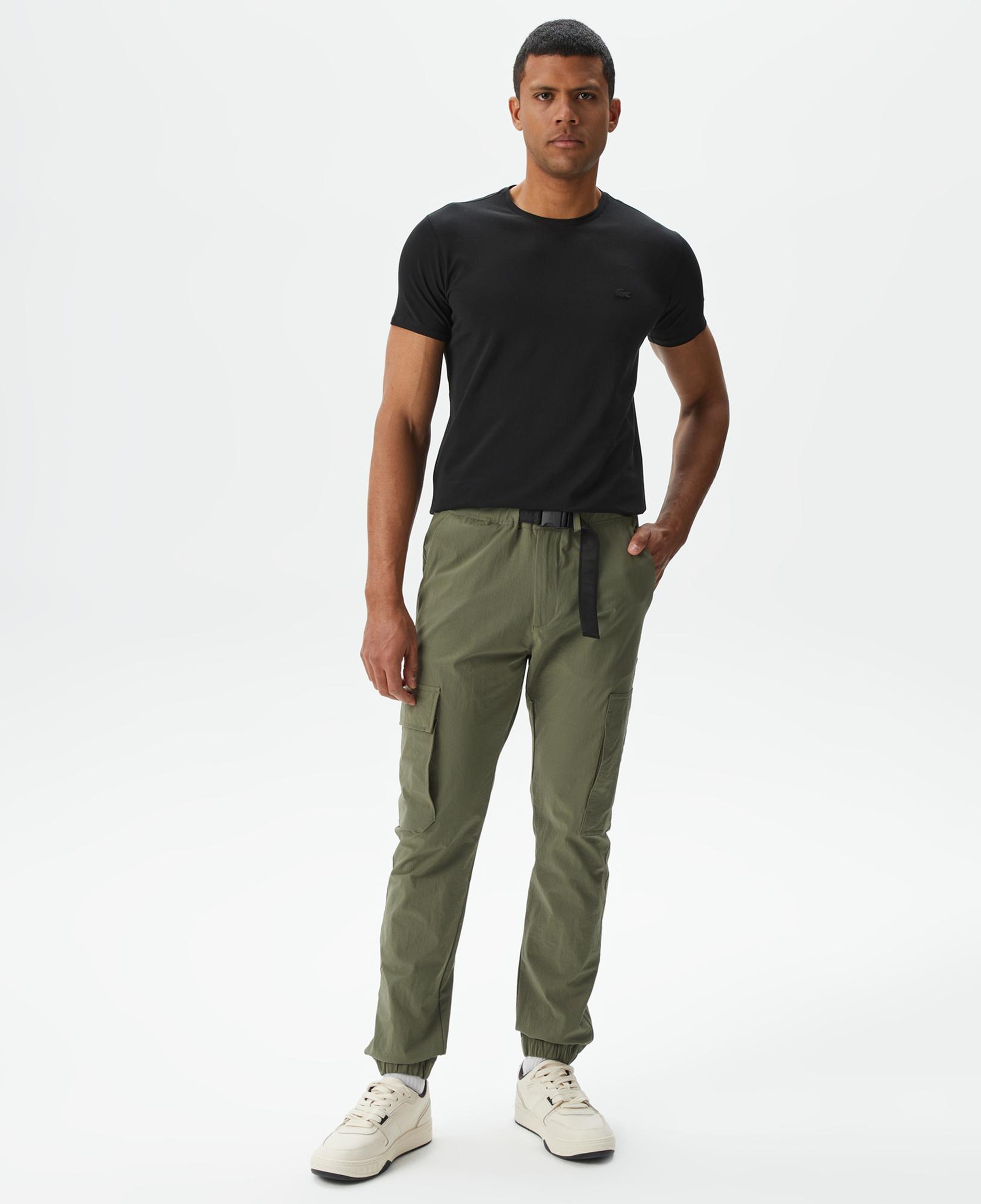 Erkek Relaxed Fit Haki Pantolon