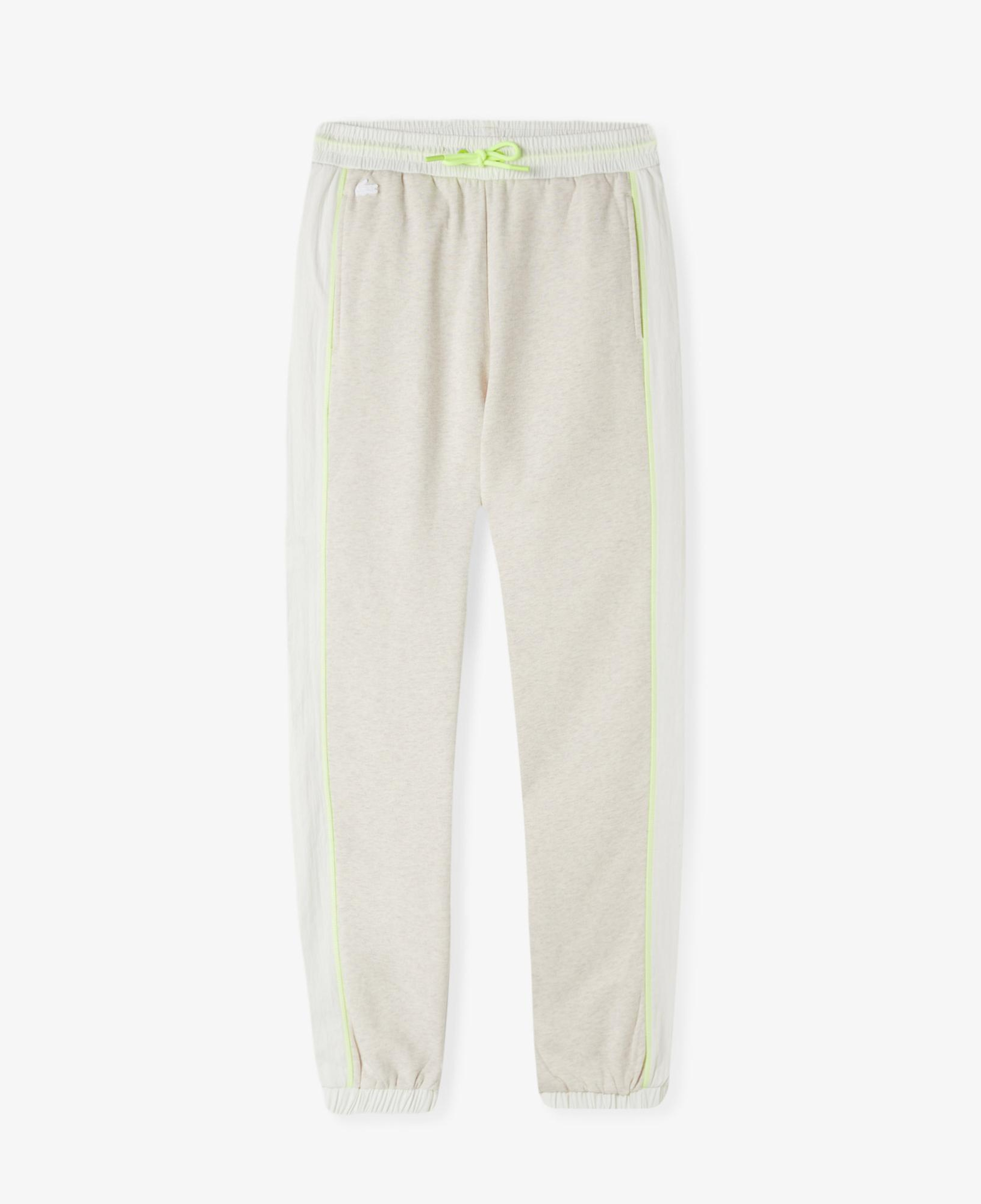 Kadın Jogger Desenli Beyaz Eşofman Altı