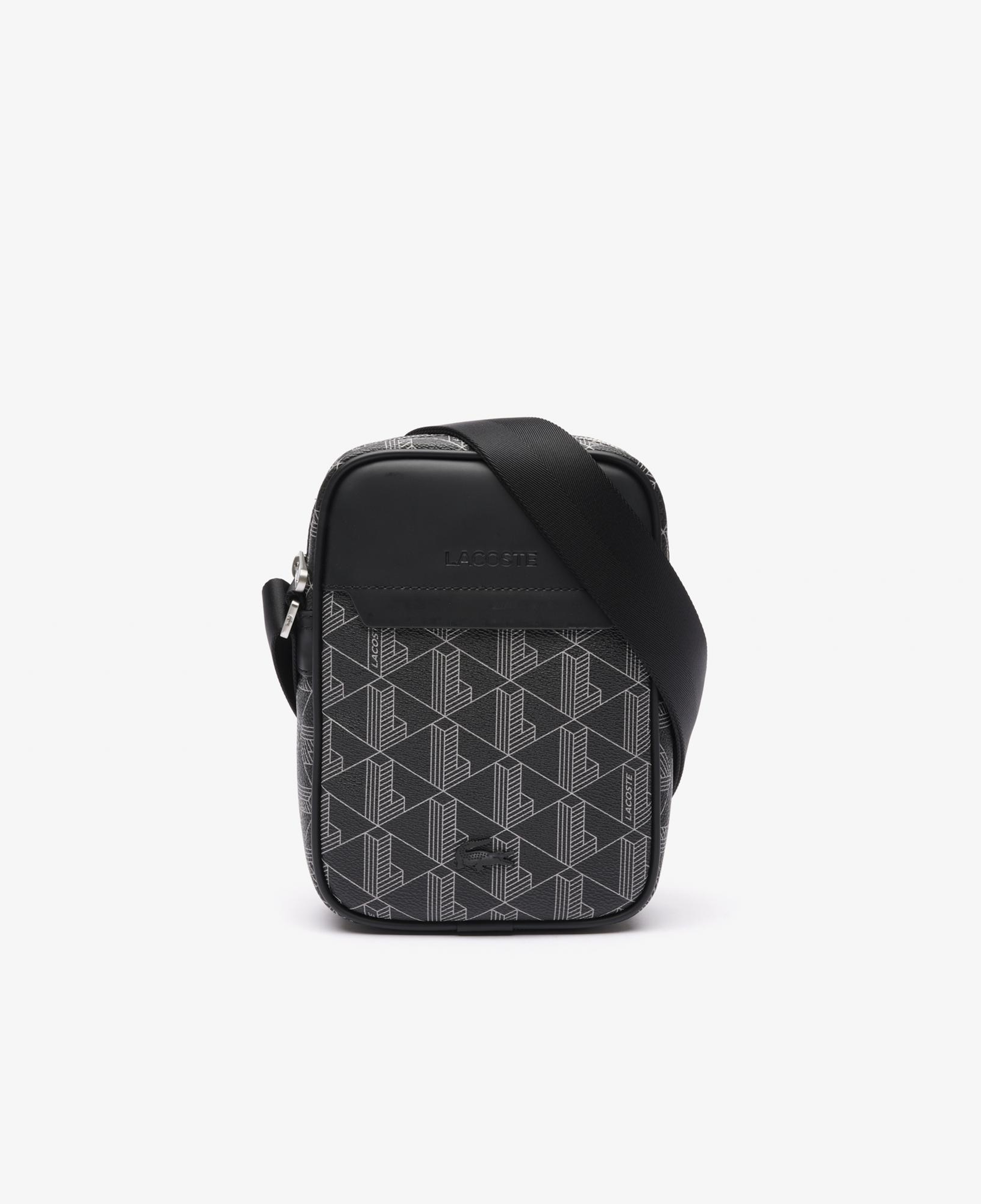 Lacoste The Blend Erkek Monogram Siyah Postacı Çantası