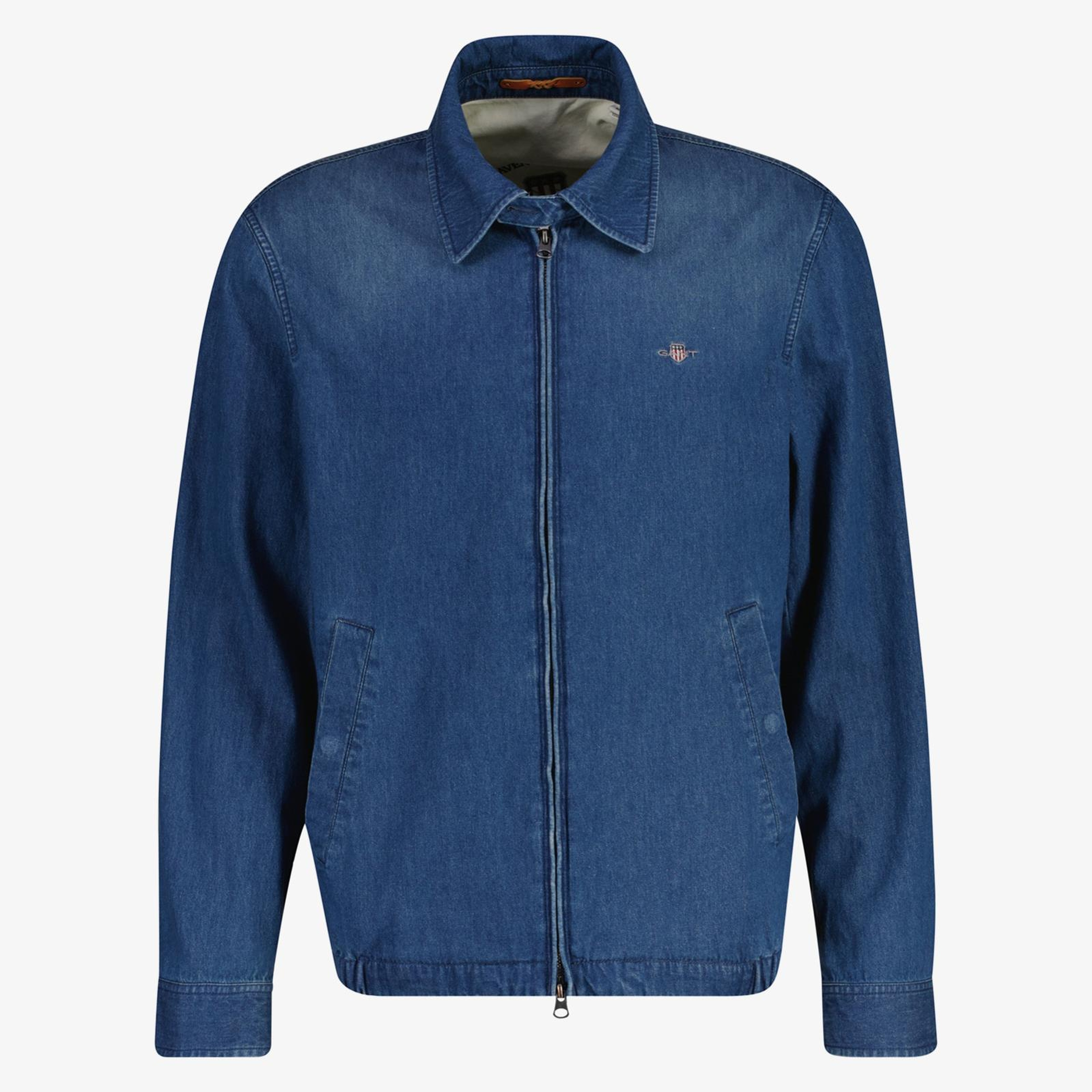 GANT Erkek Mavi Gömlek Yaka Ceket