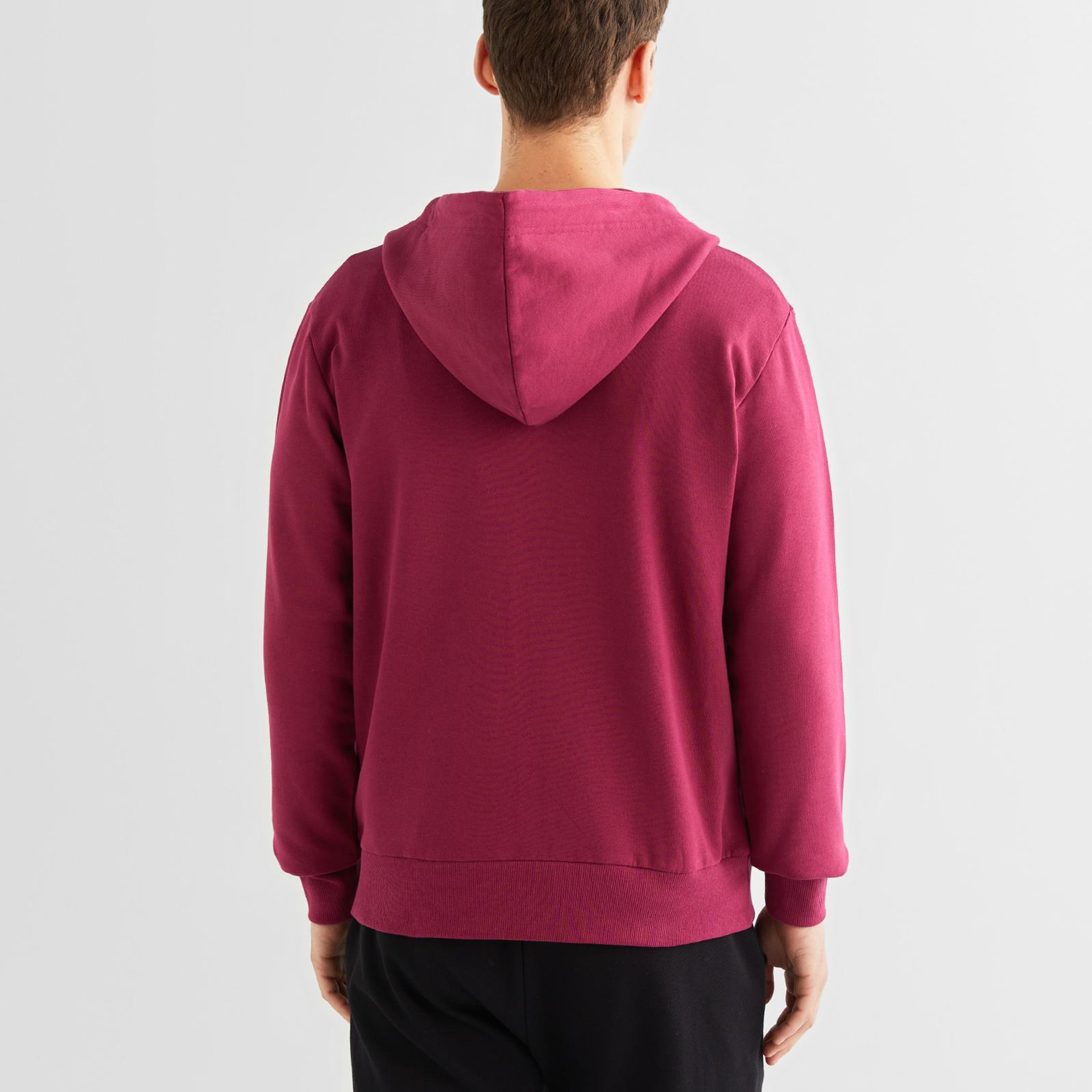 GANT Erkek Bordo Regular Fit Kapüşonlu Logolu Sweatshirt