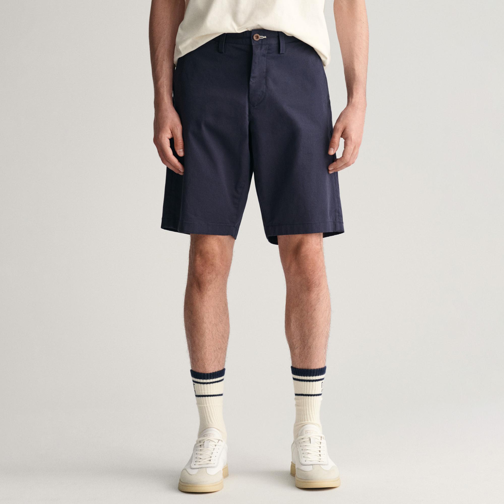 Gant Erkek Lacivert Relaxed Fit Şort