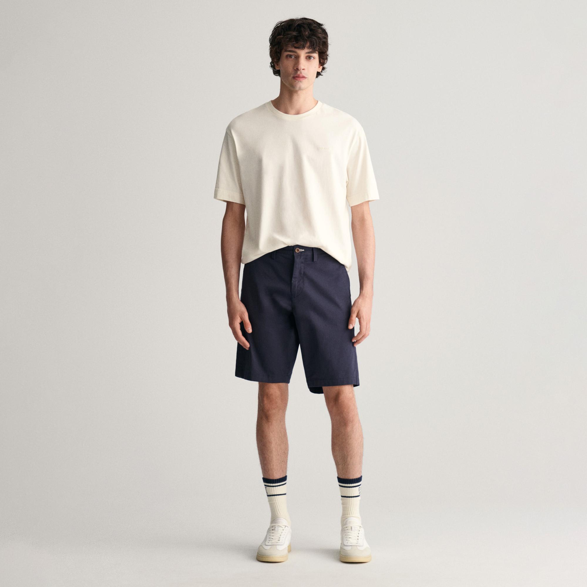 Gant Erkek Lacivert Relaxed Fit Şort