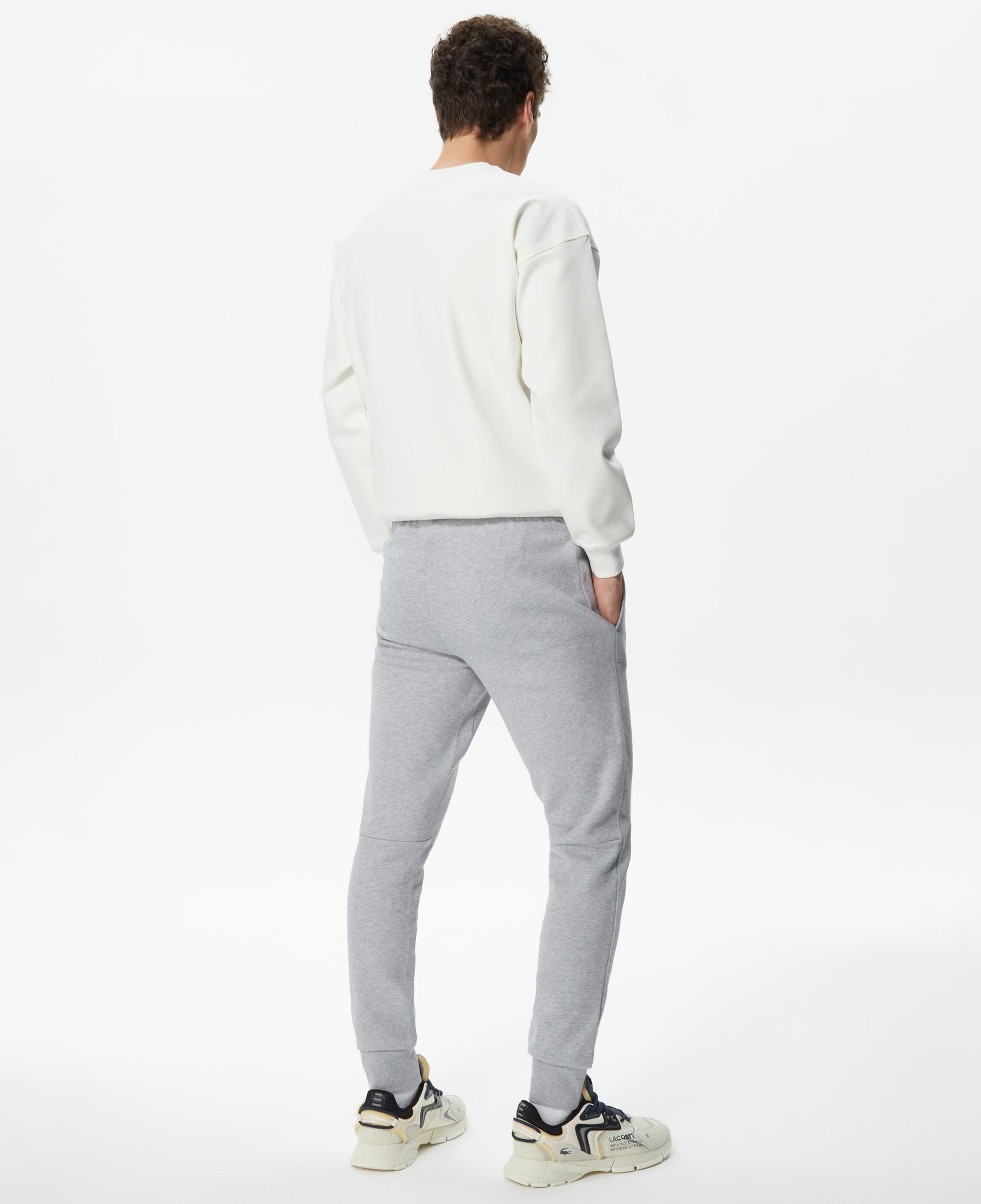 Erkek Slim Fit Organik Pamuk Gri Eşofman Altı