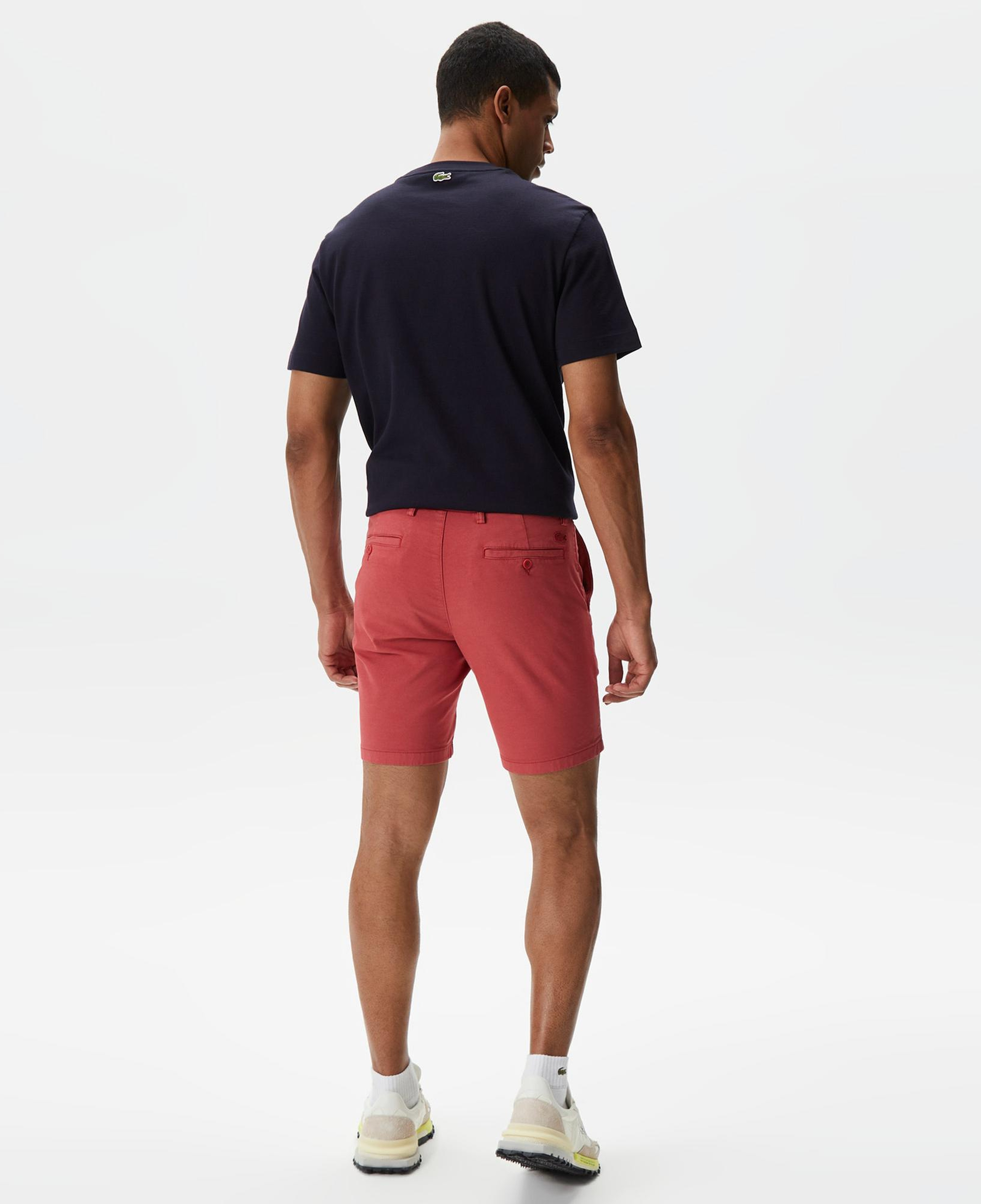 Erkek Regular Fit Pembe Bermuda Şort