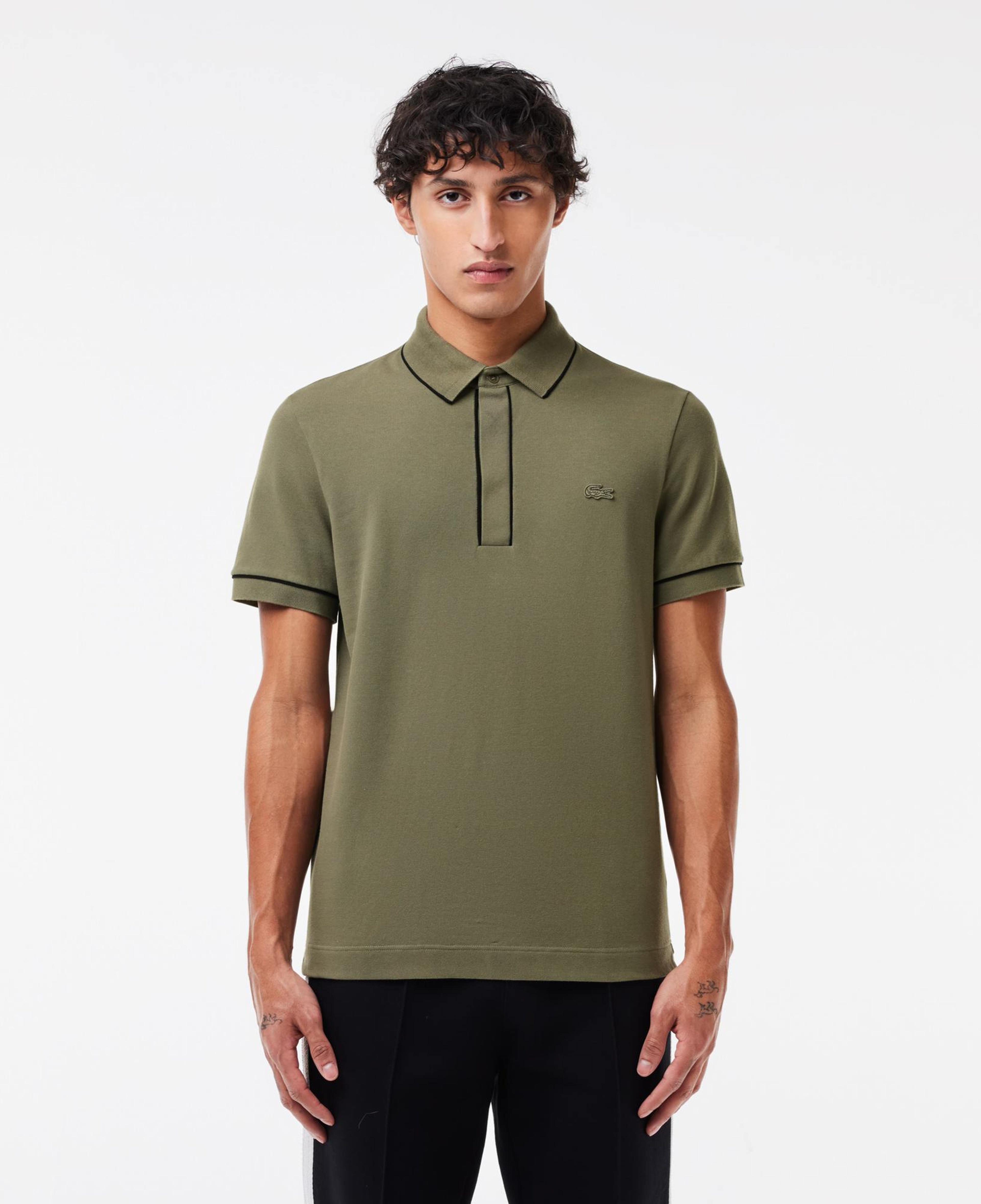 Erkek Regular Fit Organik Pamuk Haki Polo