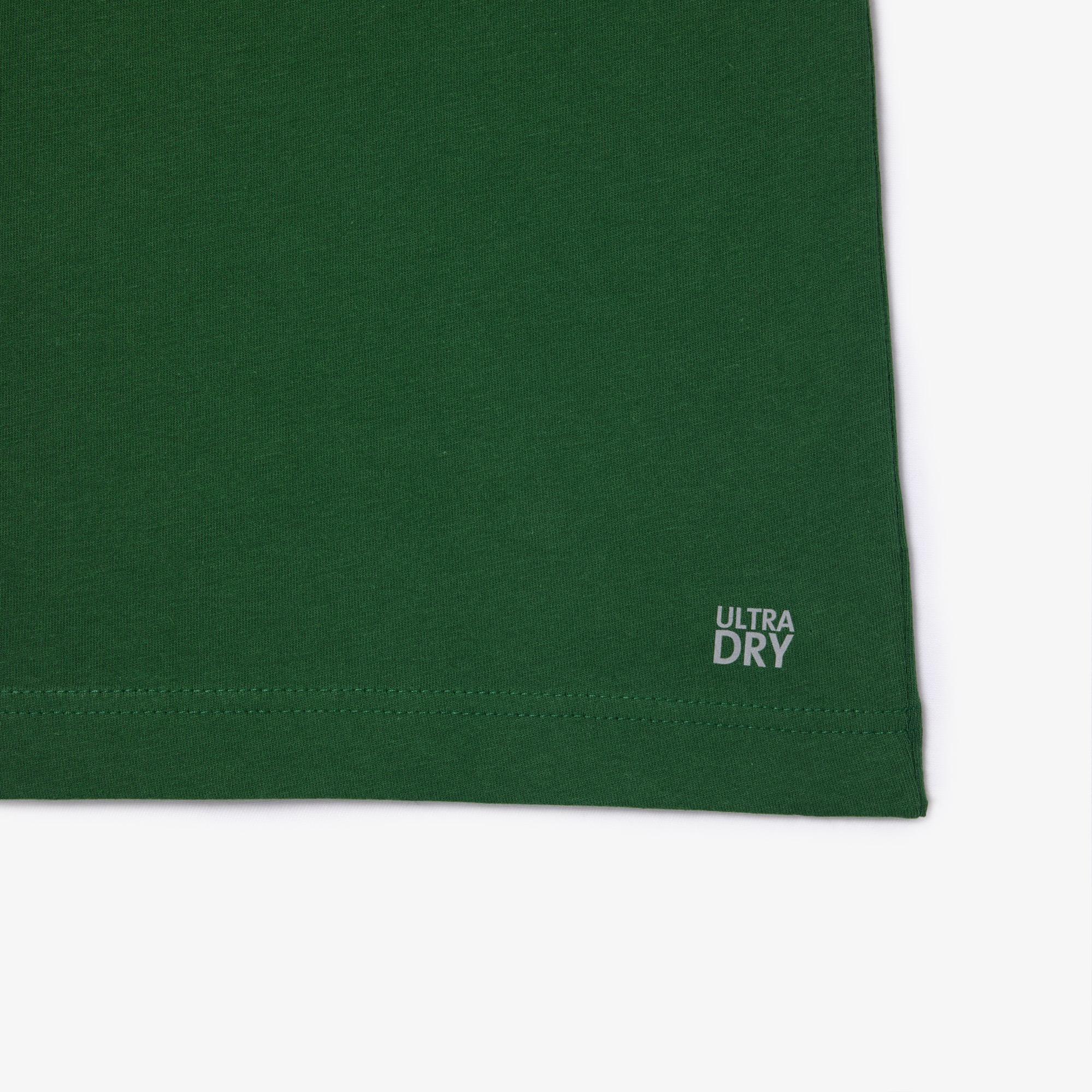 SPORT Erkek Regular Fit Bisiklet Yaka Baskılı Yeşil T-Shirt