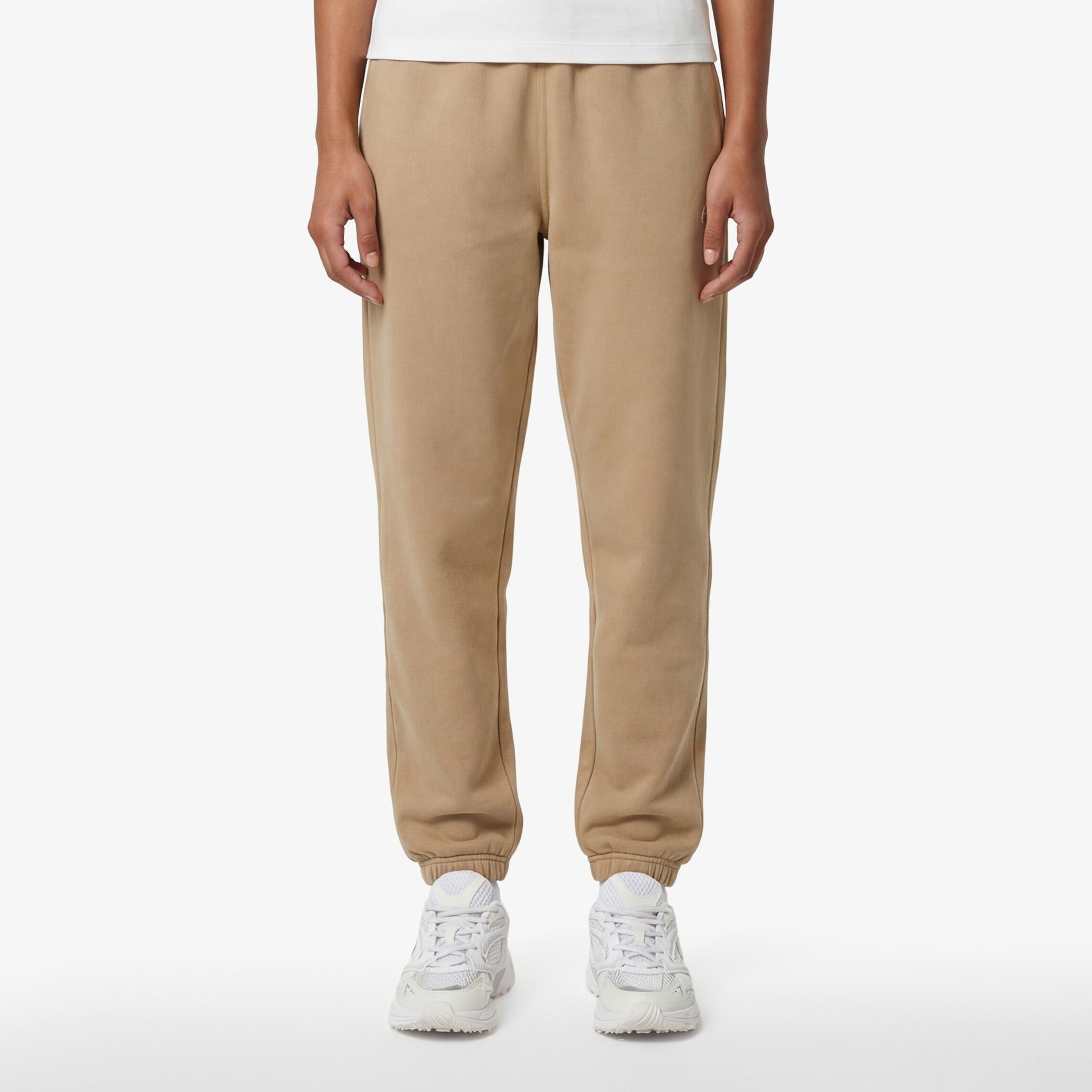 Unisex Regular Fit Bej Eşofman Altı