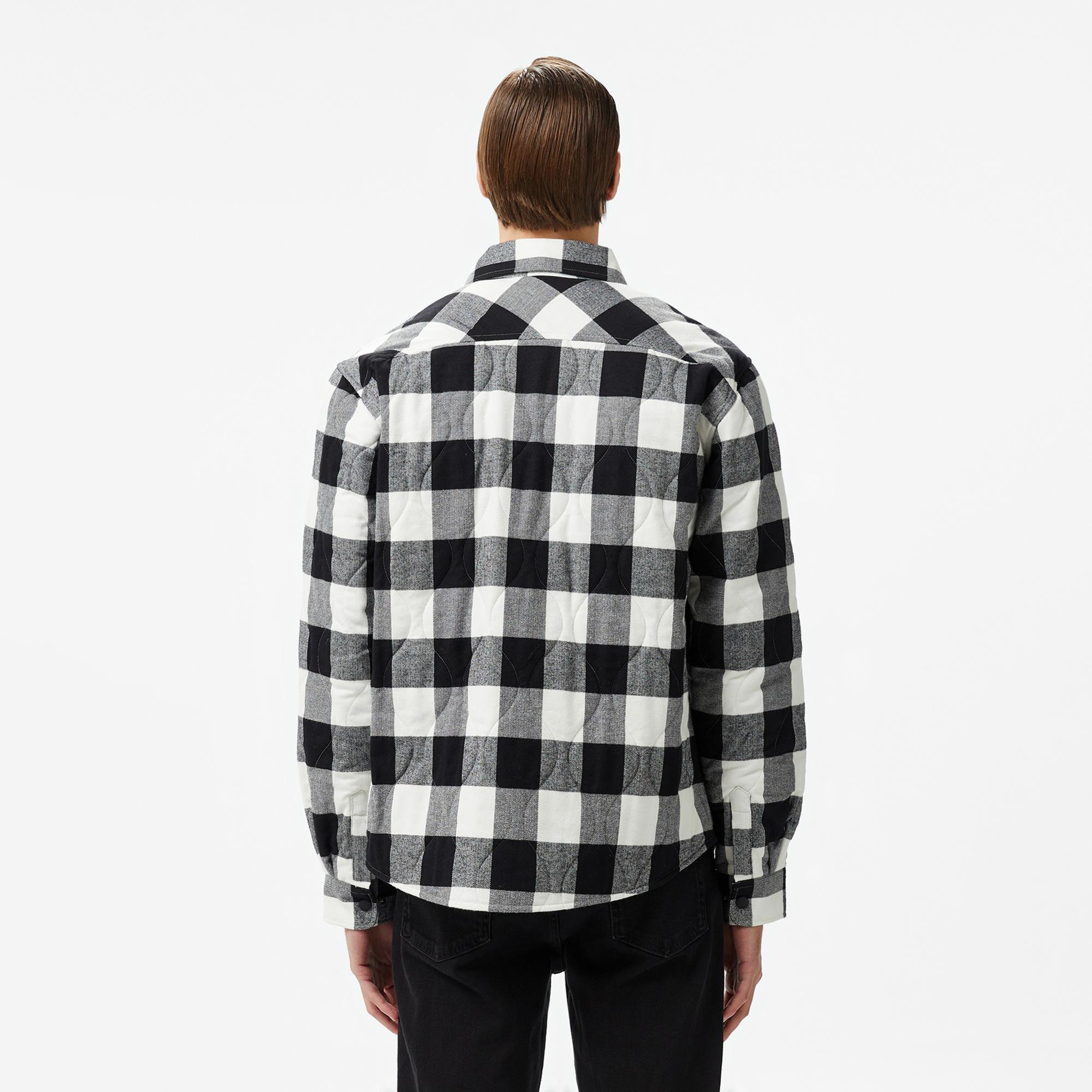 Lacoste Ekose Kareli Erkek Siyah Gömlek