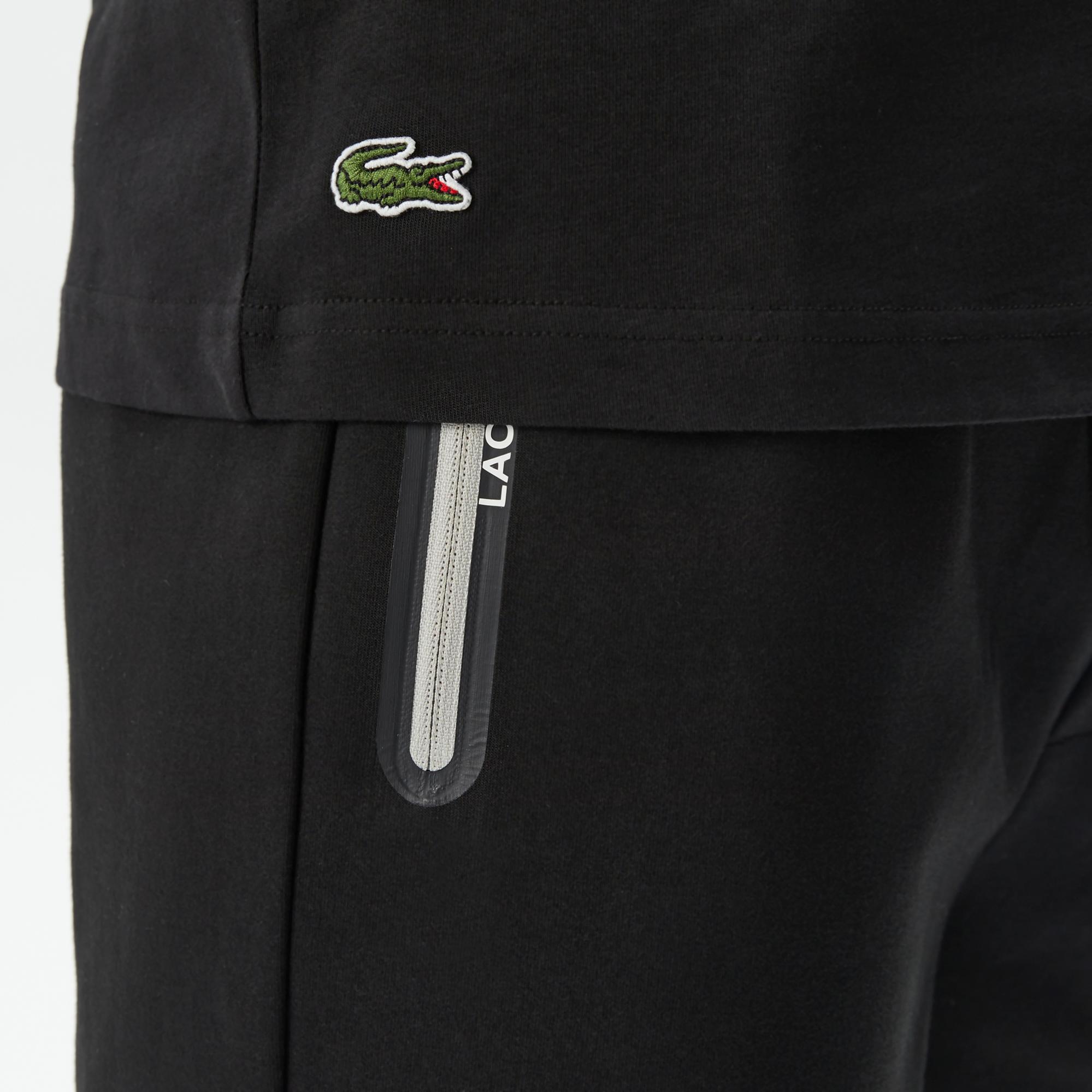 Erkek Relaxed Fit Bisiklet Yaka Baskılı Siyah T-Shirt