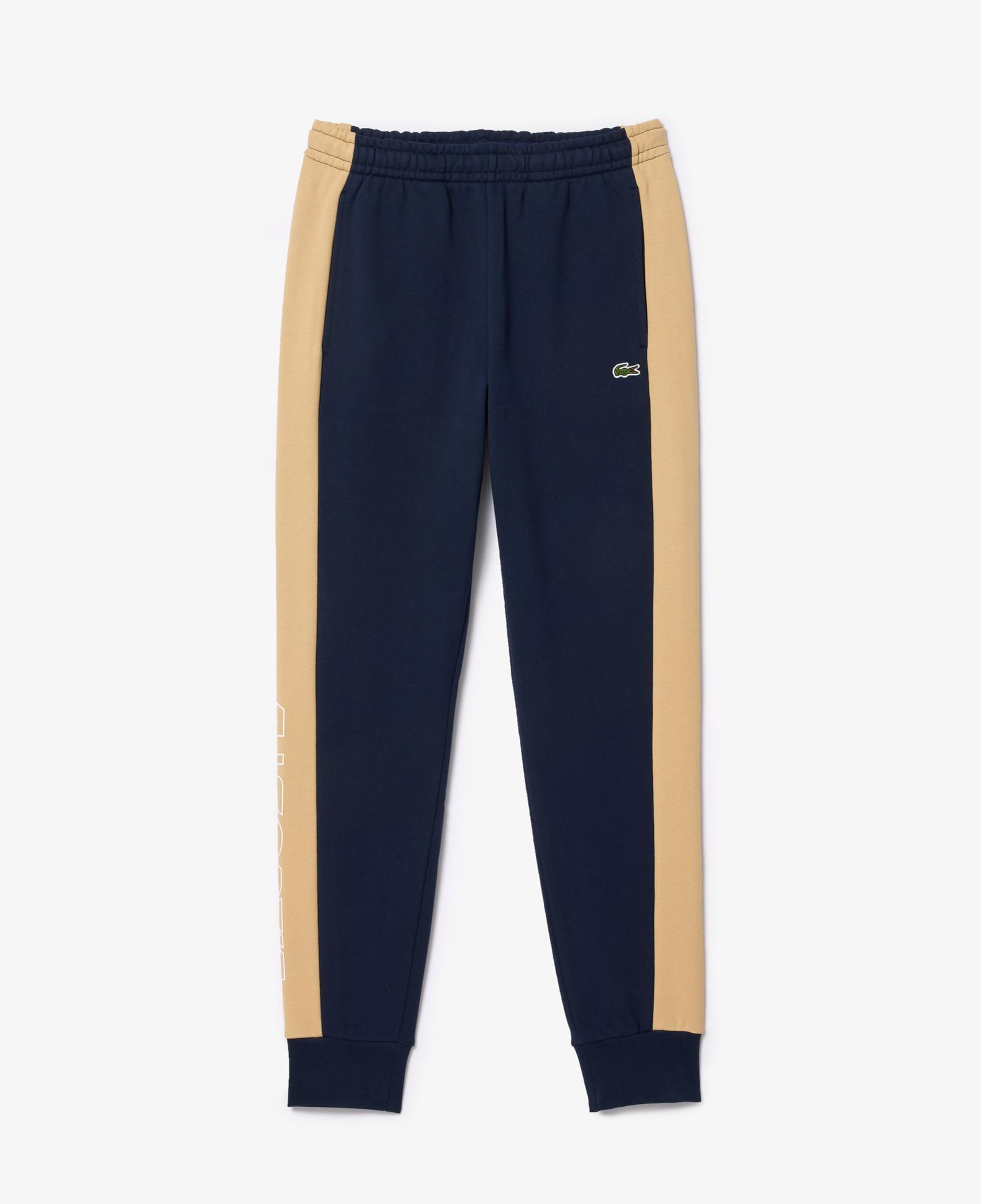 Erkek Tapered Fit Renk Bloklu Lacivert Eşofman Altı