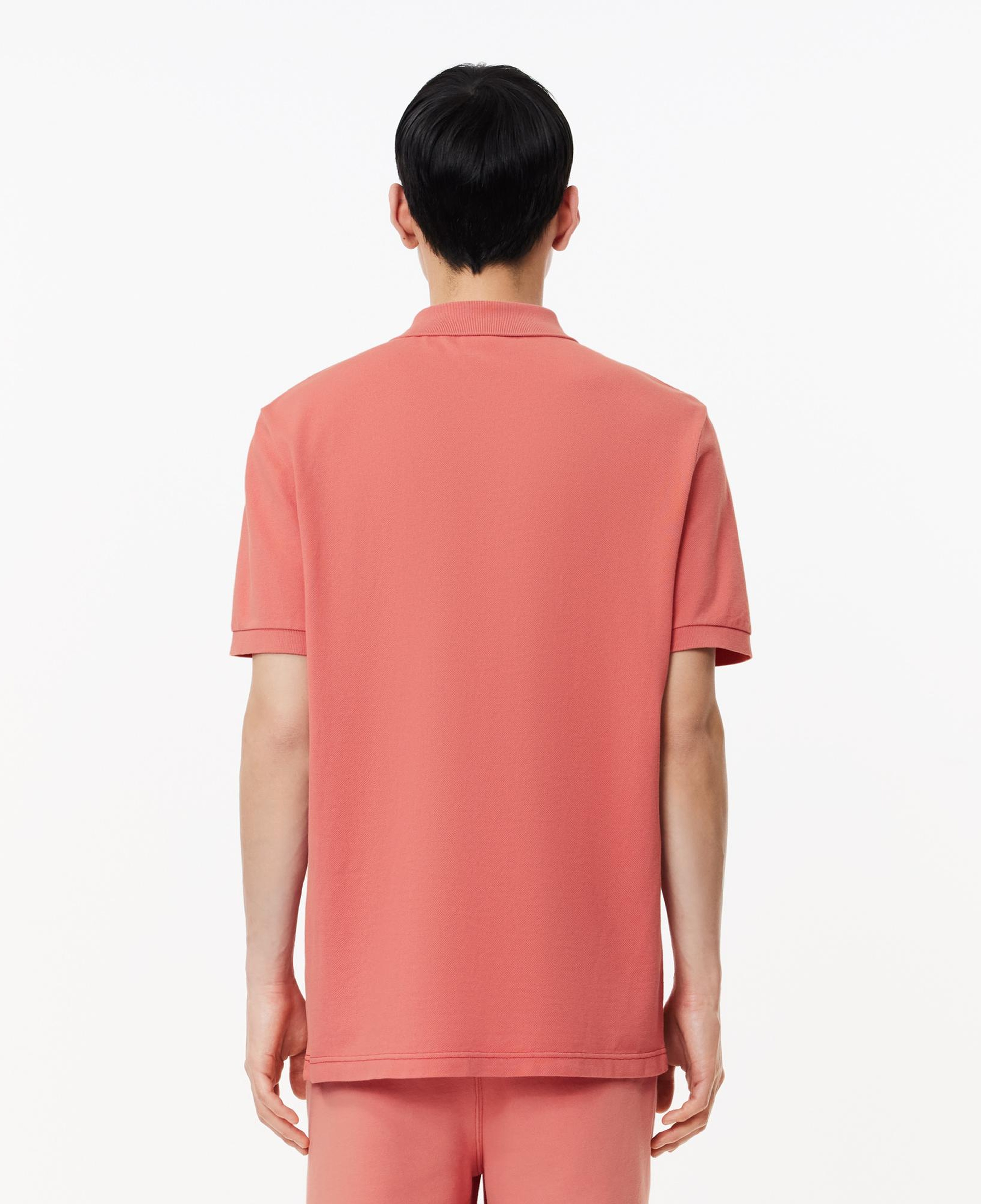 Erkek Regular Fit Baskılı Kırmızı Polo