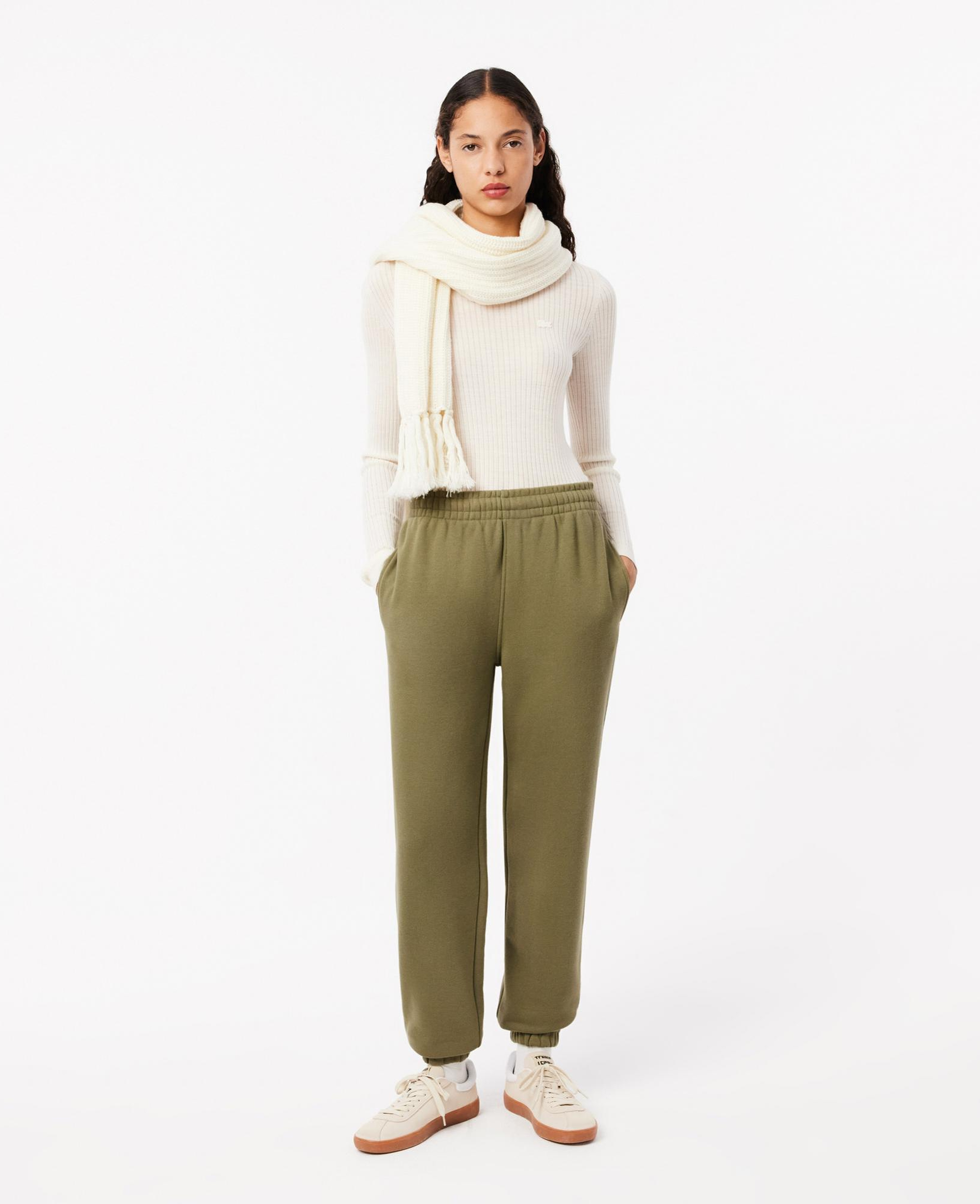 Kadın Straight Fit Haki Eşofman Altı