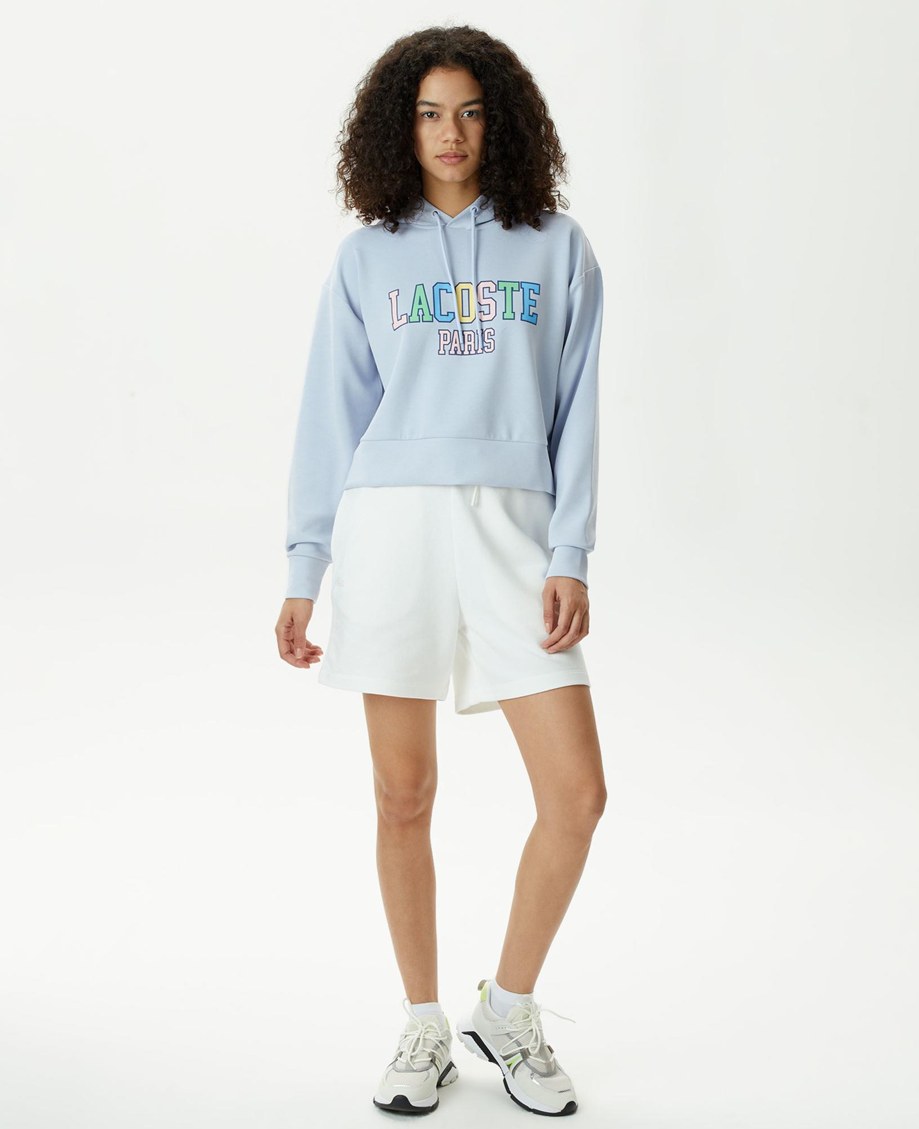 Lacoste Loose Fit Kadın Beyaz Şort