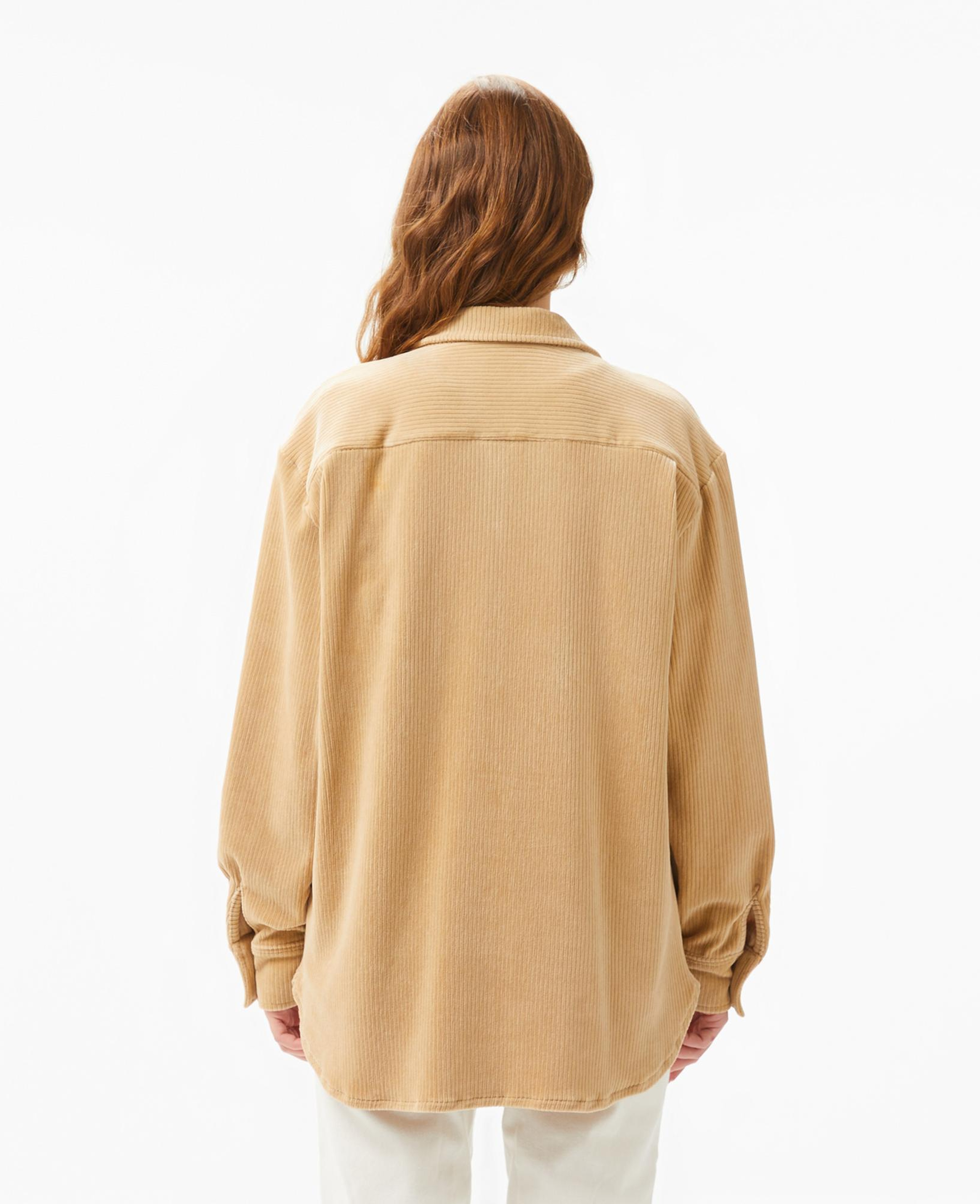 Kadın Loose Fit Kahverengi Gömlek