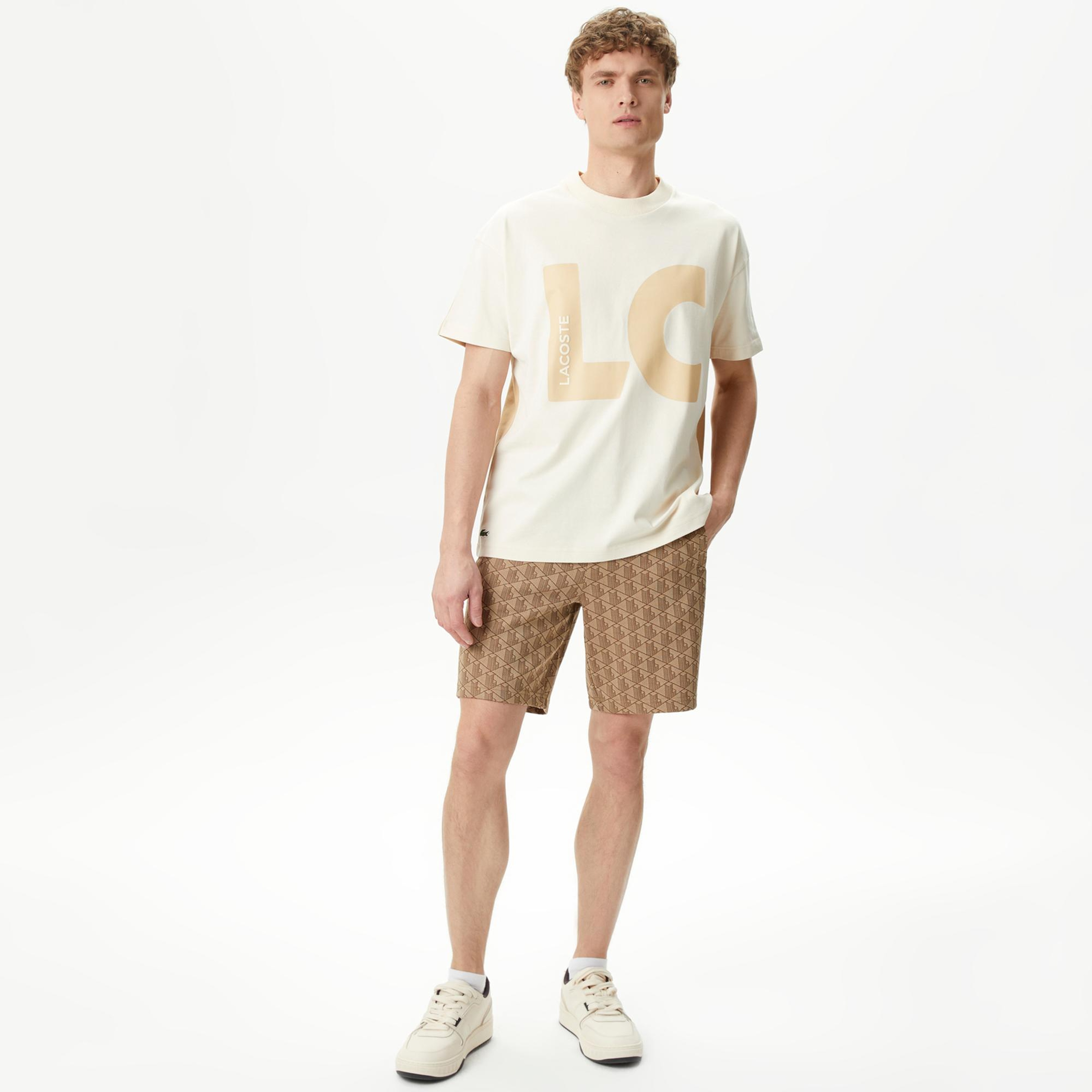 Lacoste Classic Erkek Beyaz T-Shirt