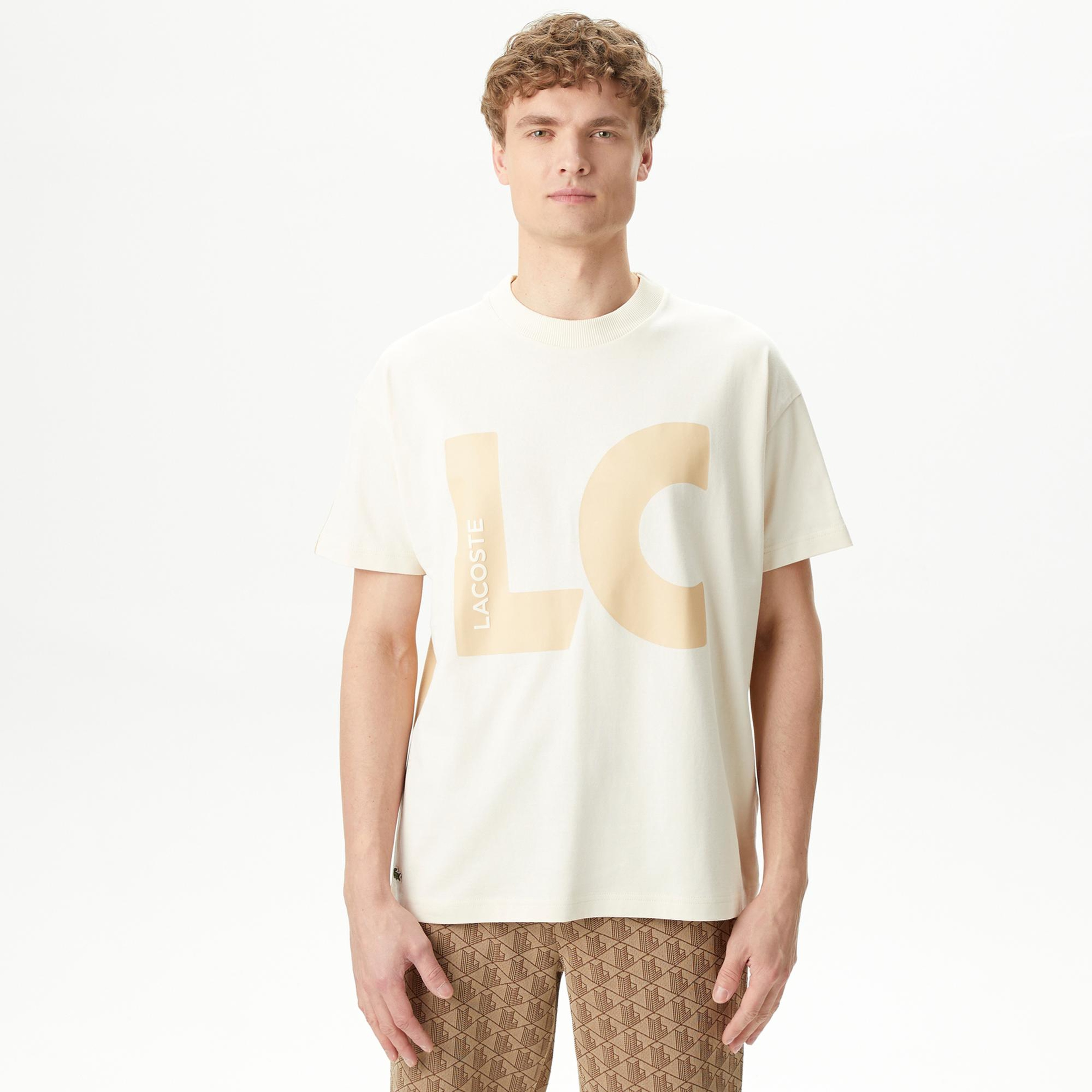 Lacoste Classic Erkek Beyaz T-Shirt