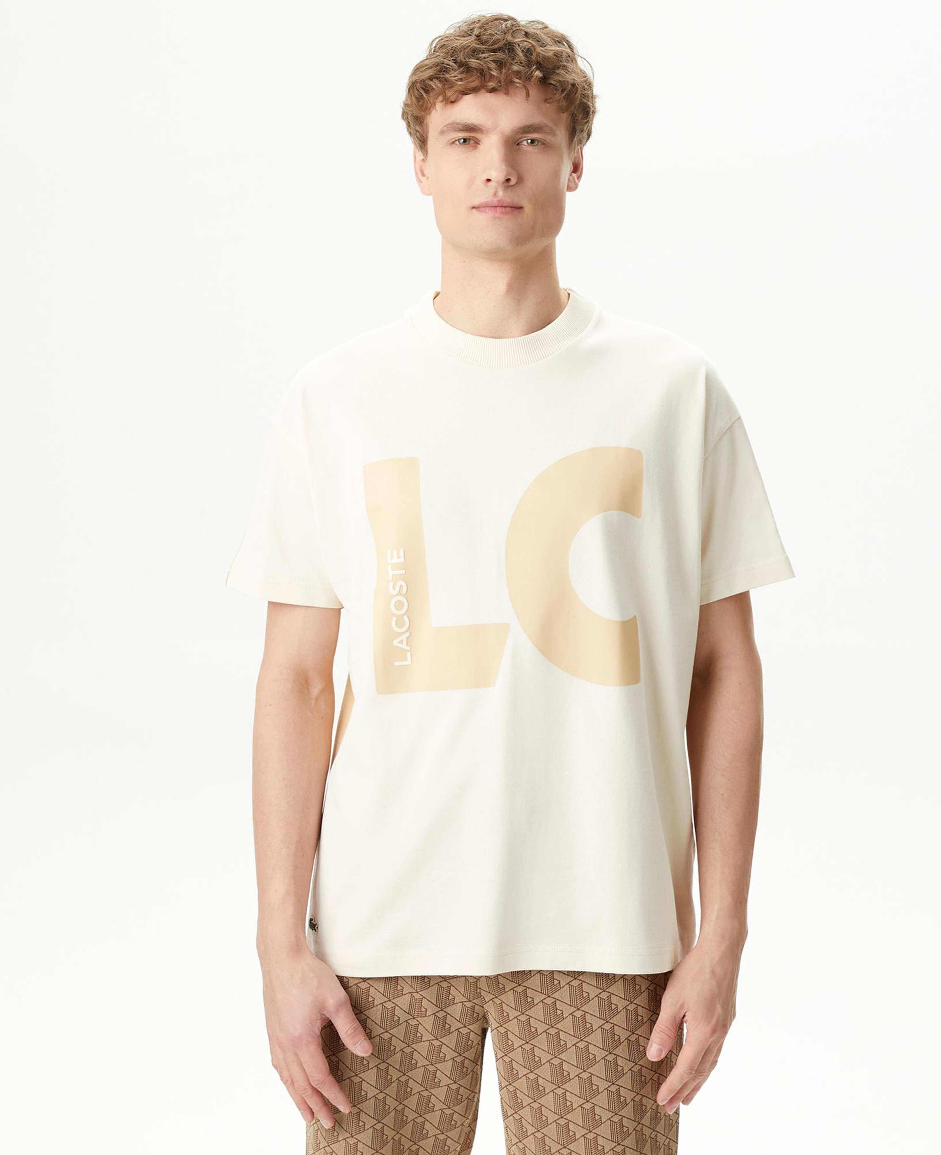 Lacoste Classic Erkek Beyaz T-Shirt