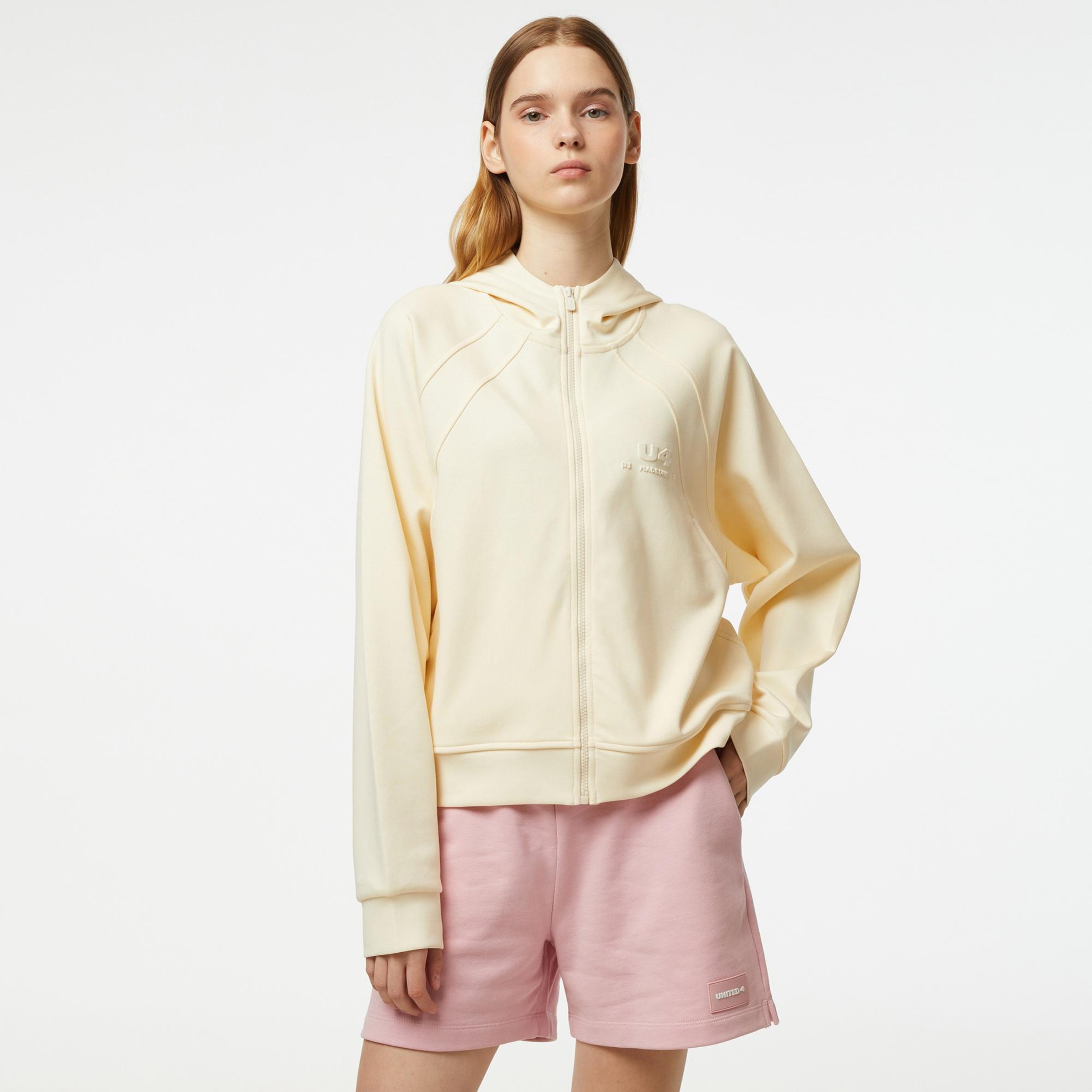 UNITED4 Classic Kadın Krem Sweatshirt