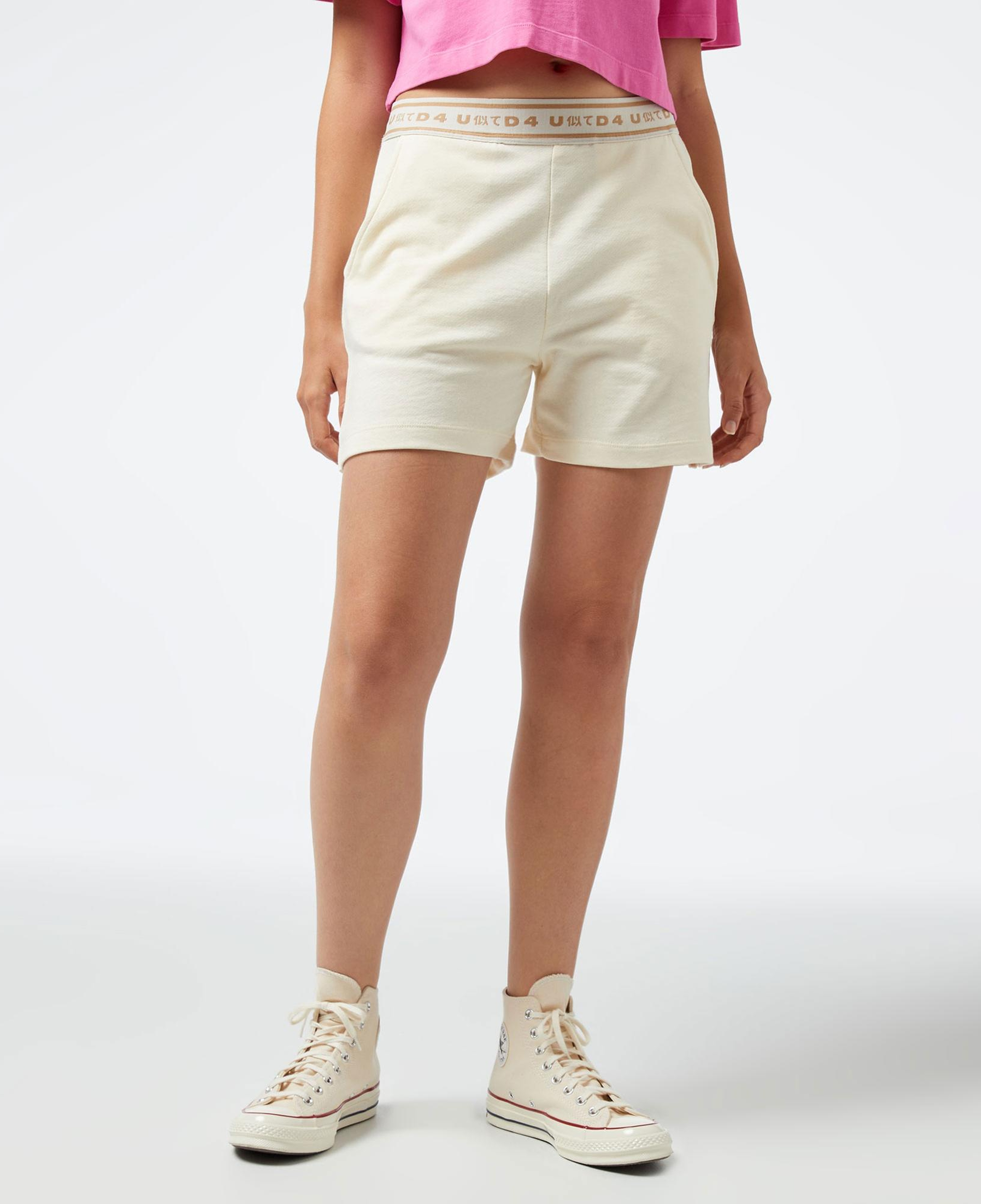 UNITED4 Kadın Krem Şort