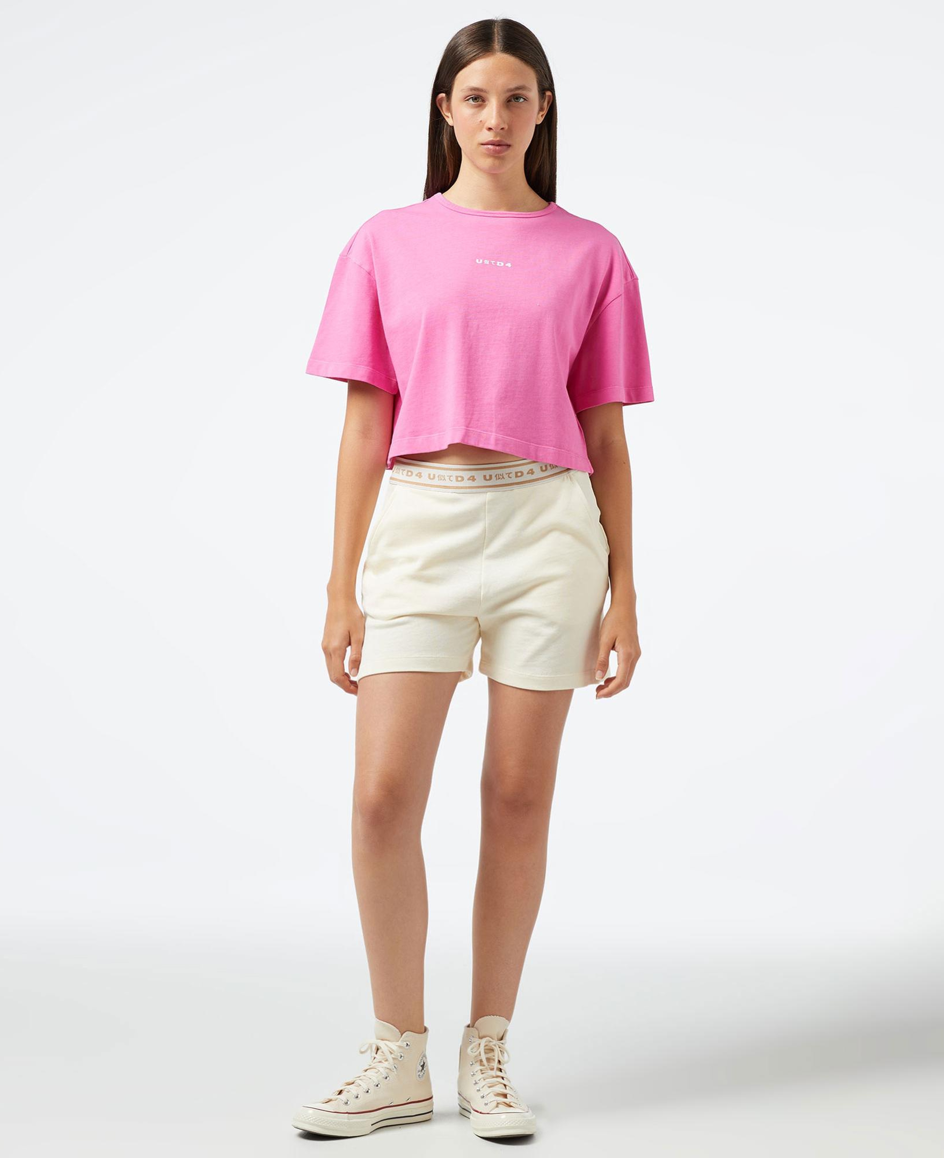 UNITED4 Kadın Krem Şort