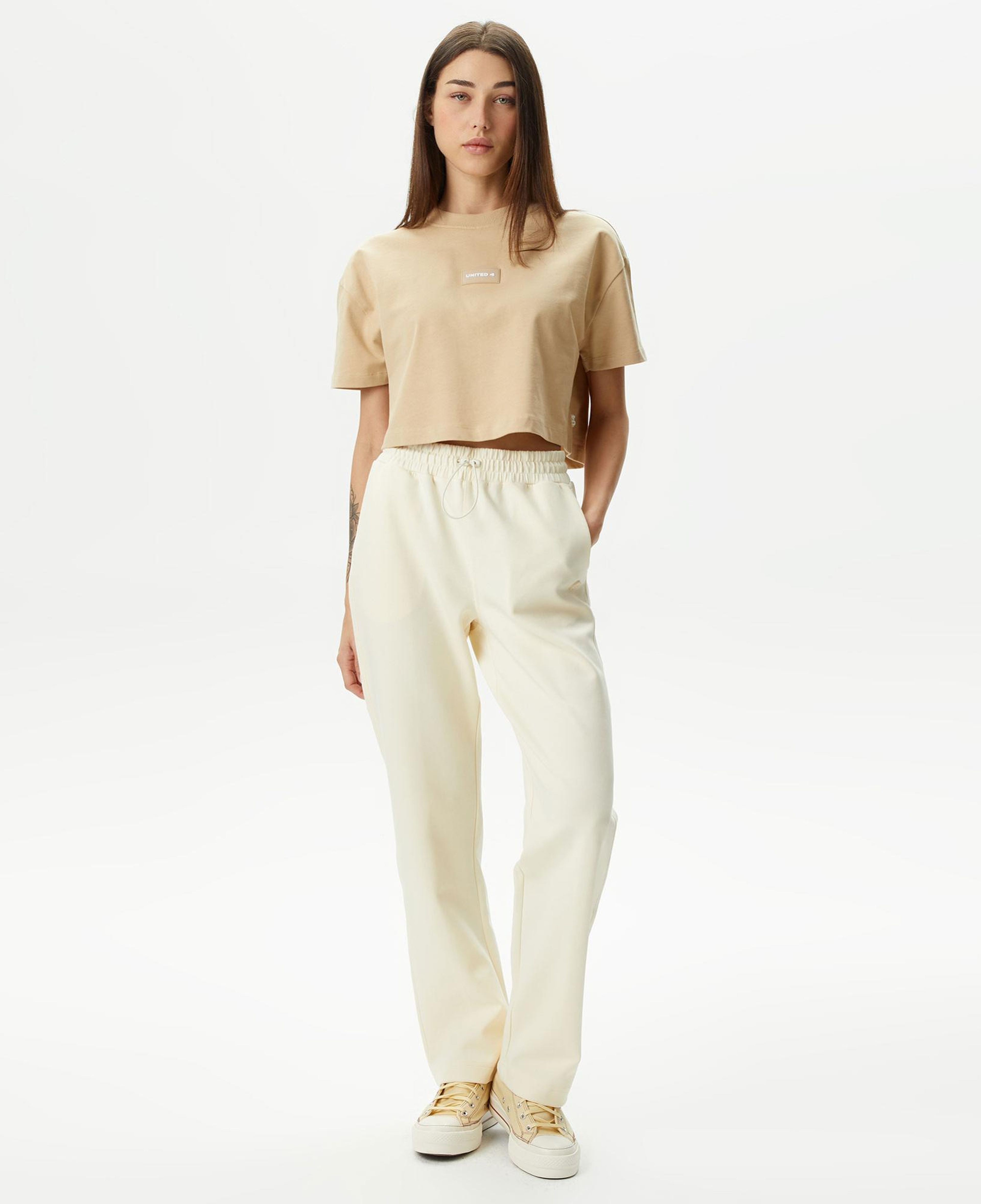 UNITED4 Kadın Krem Eşofman Altı