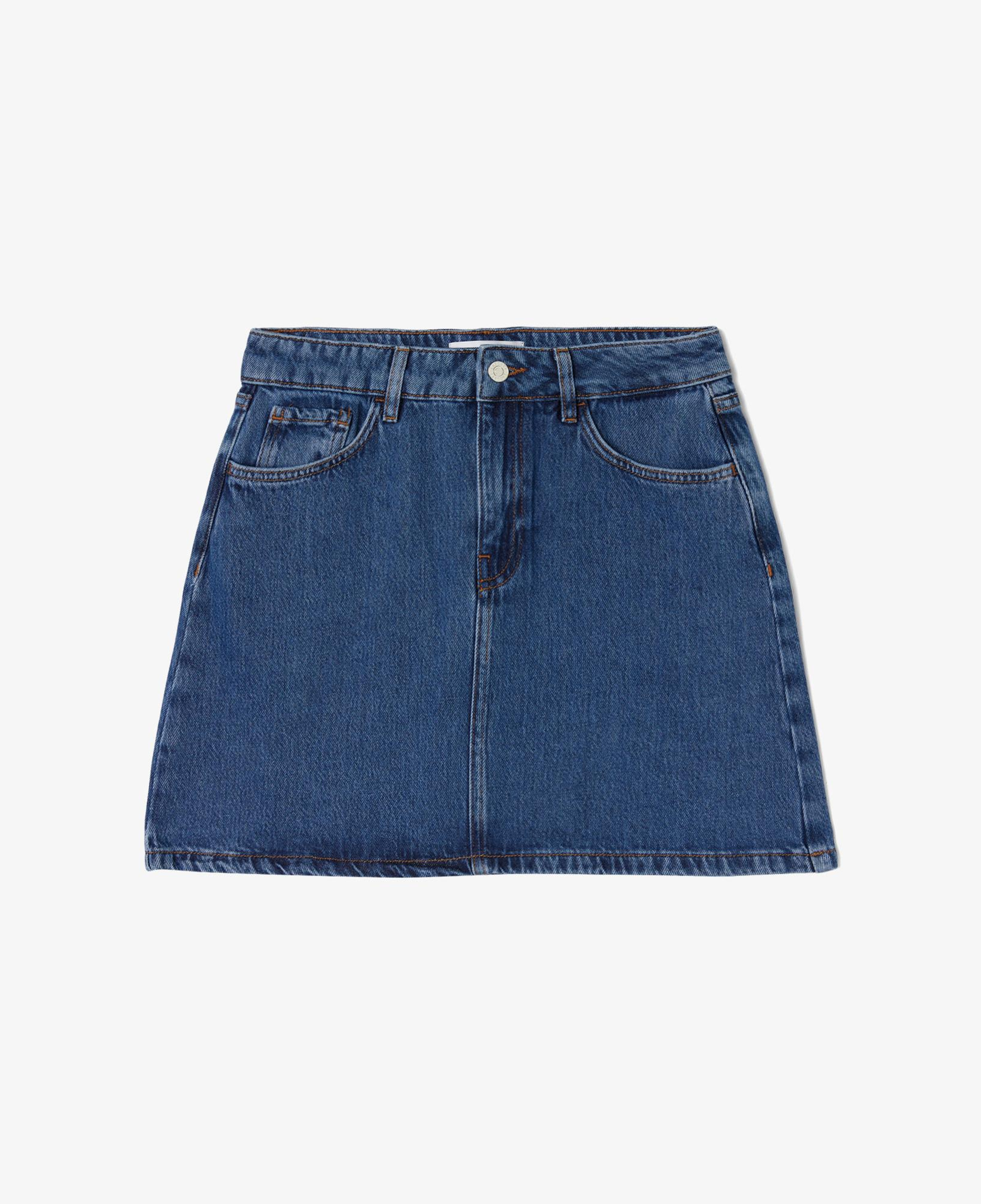 Kadın Denim Mavi Etek