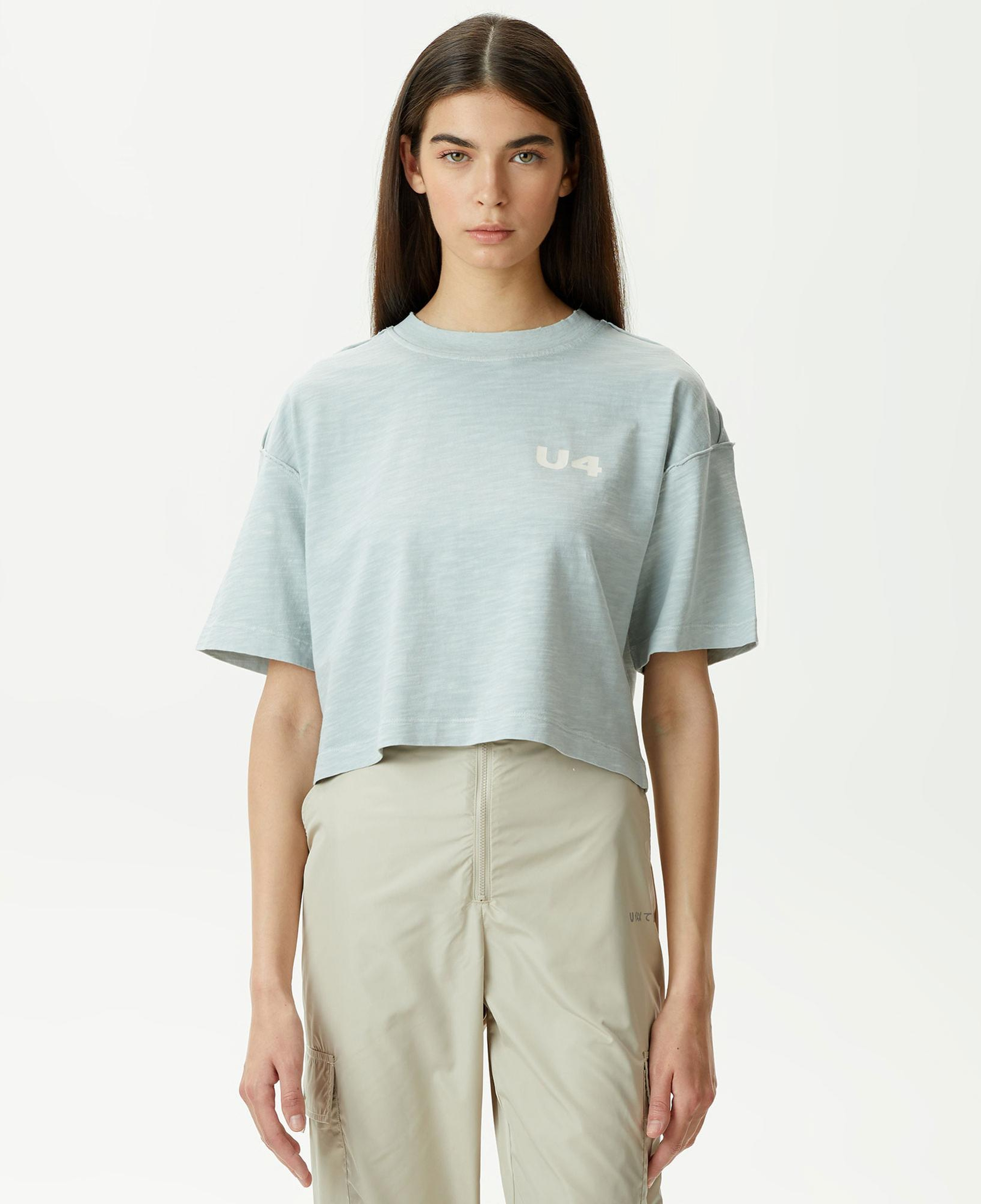 UNITED4 Kadın Mavi T-Shirt