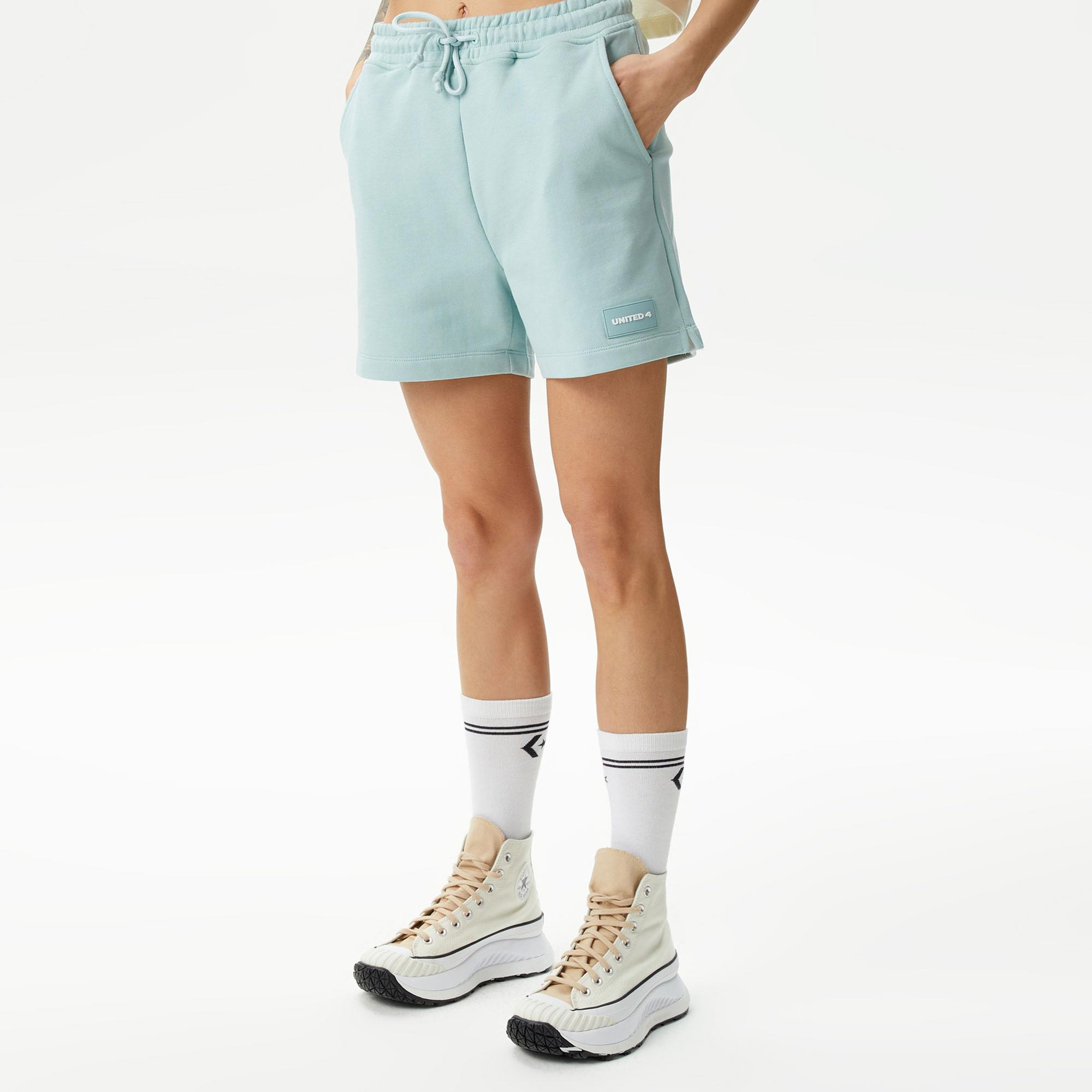 UNITED4 Kadın Yeşil Şort