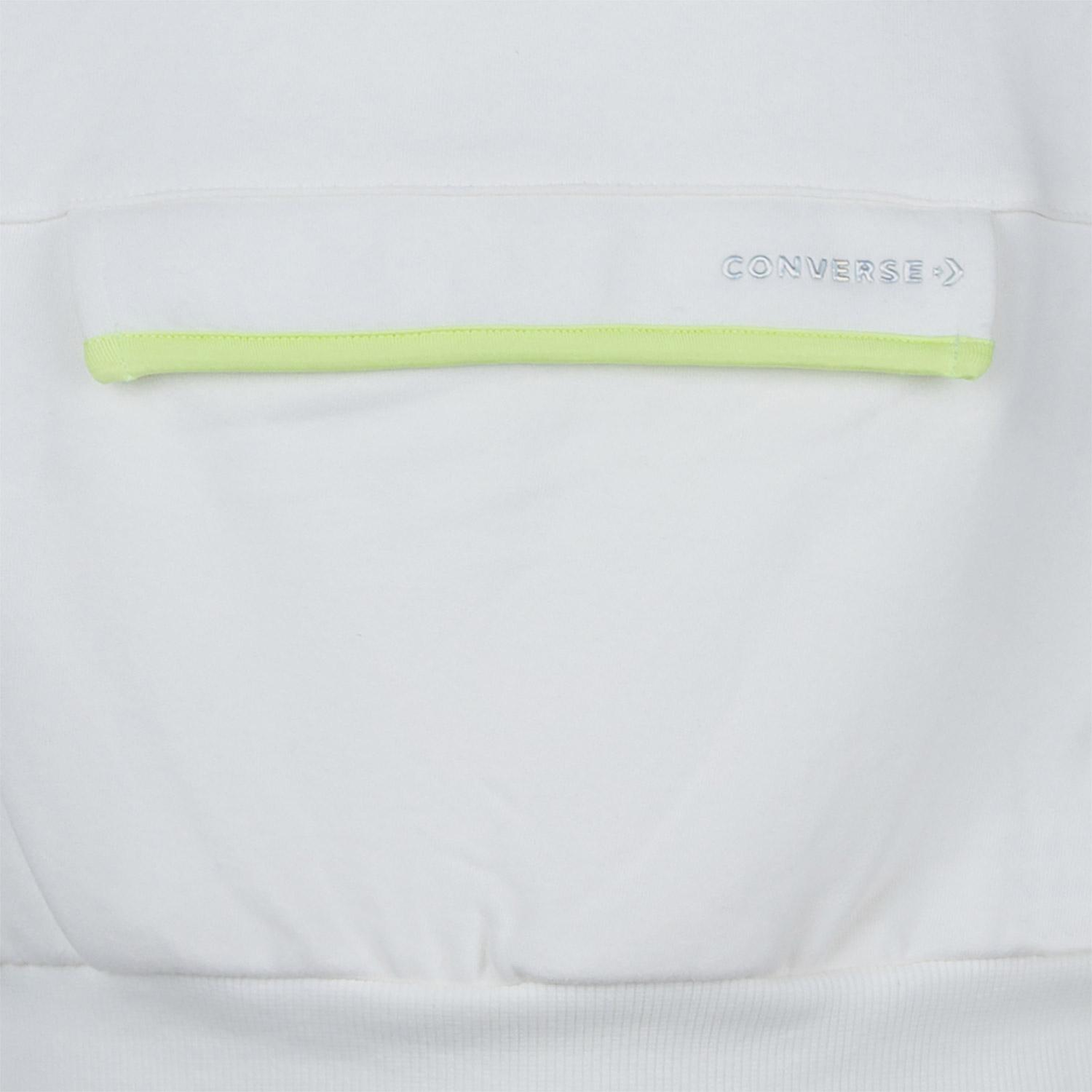 Converse Half Zip Utility Çocuk Gri Hoodie