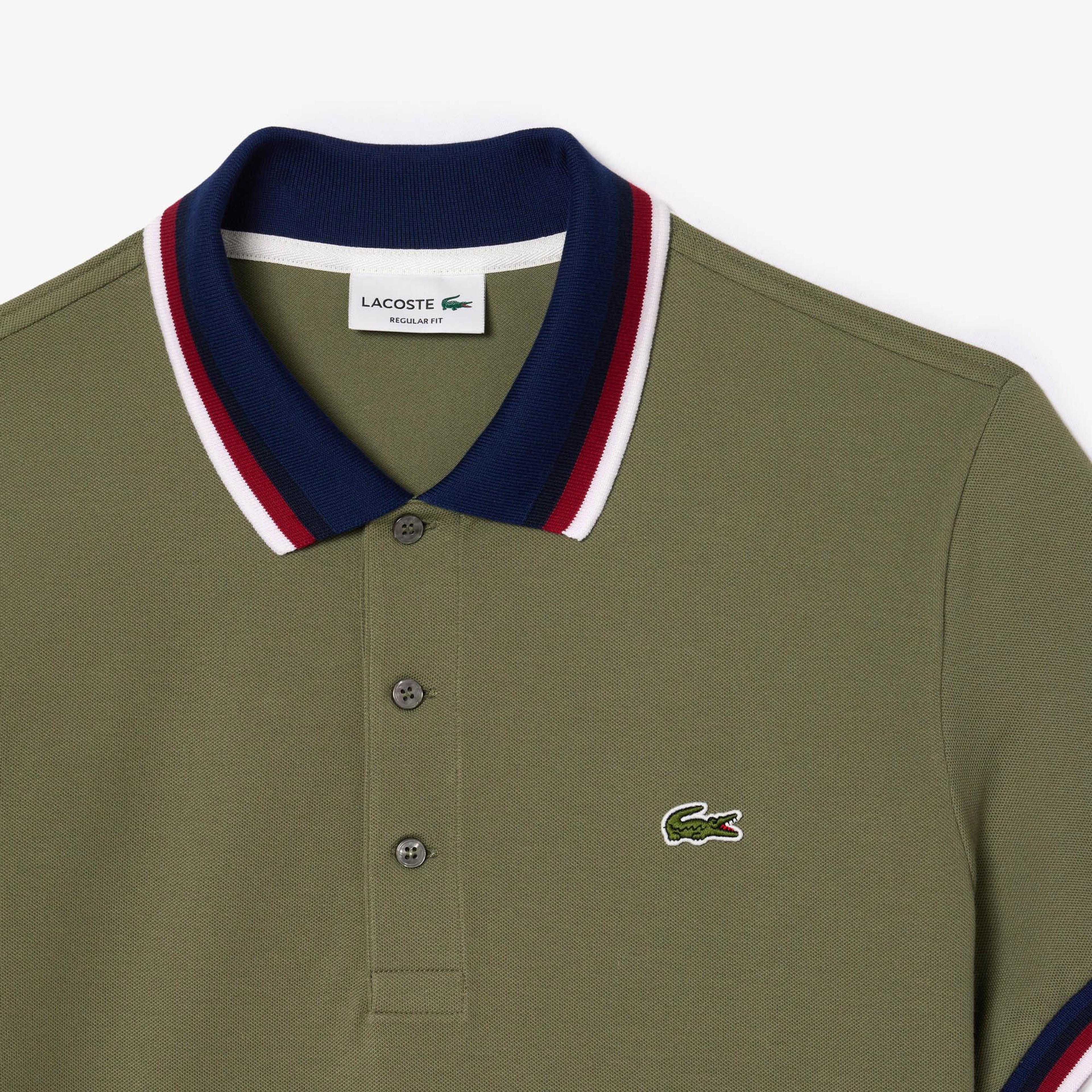 Erkek Regular Fit Haki Polo