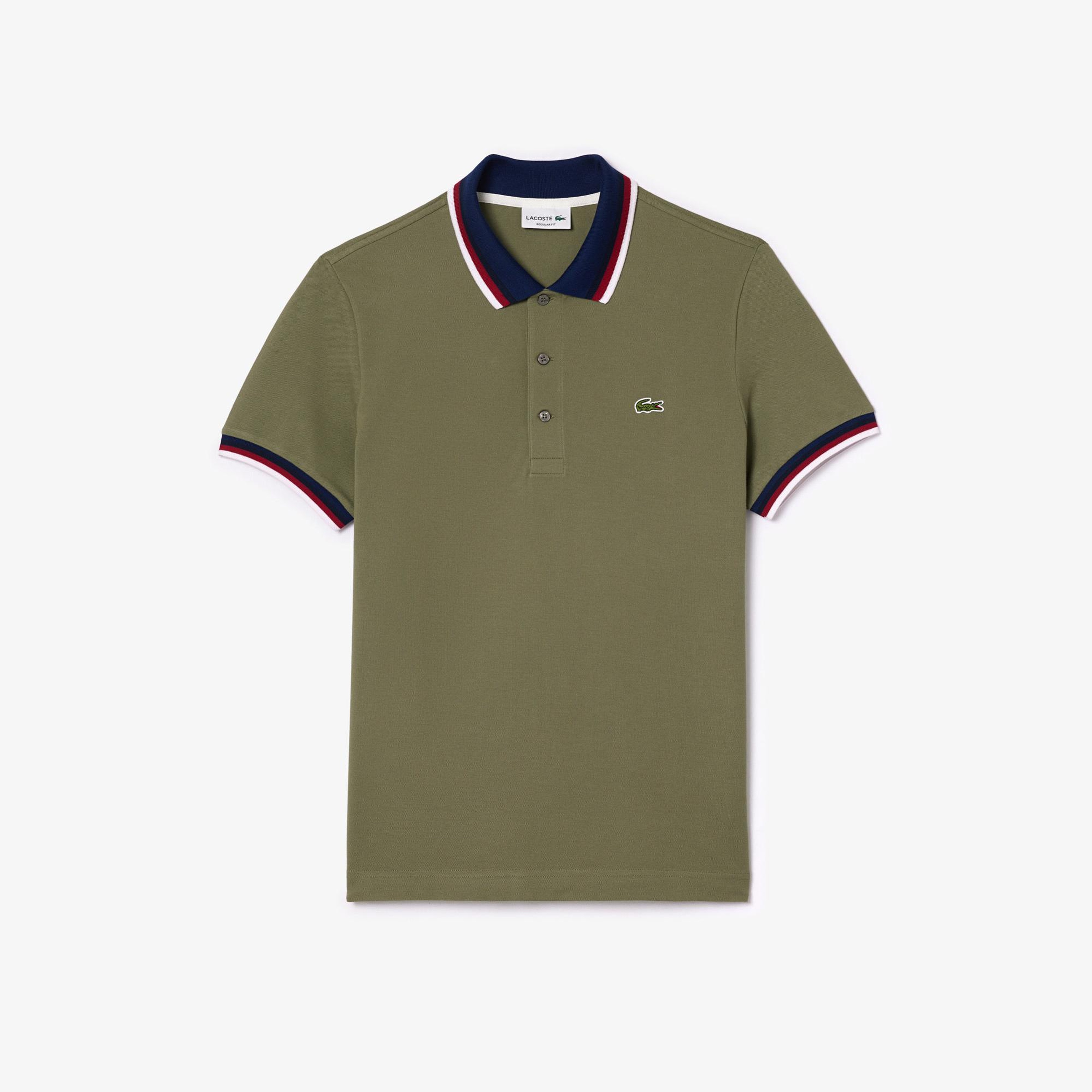 Erkek Regular Fit Haki Polo