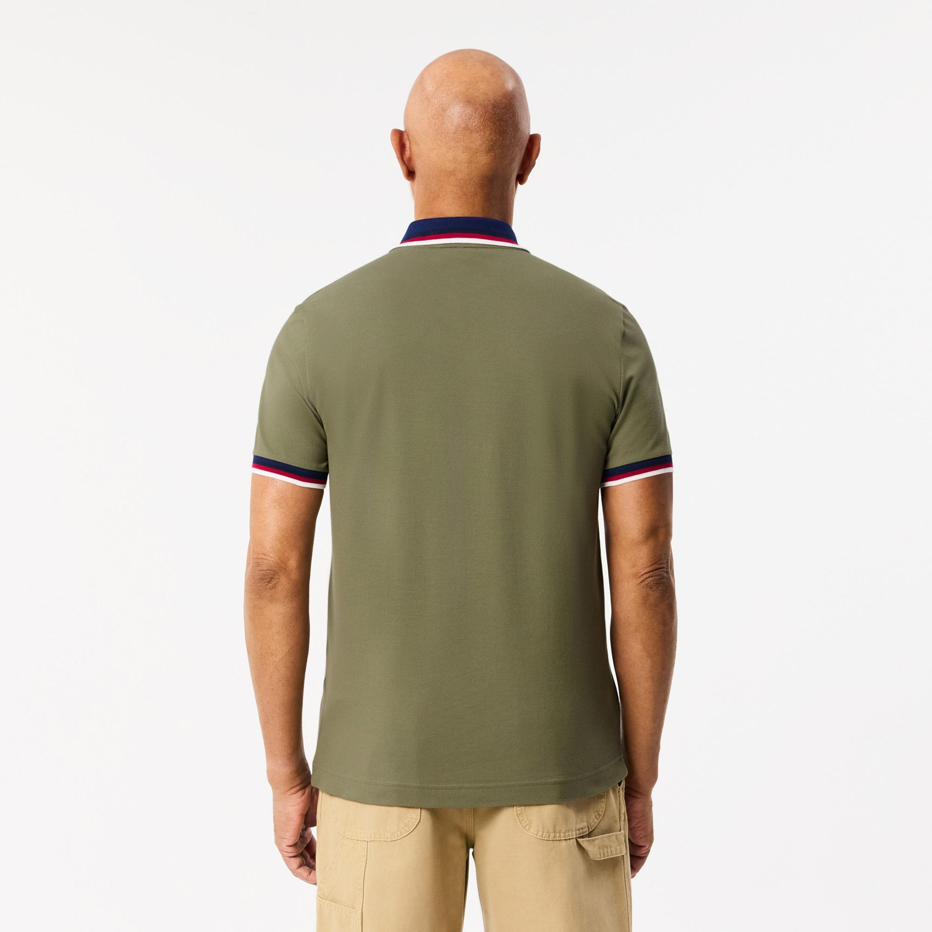 Erkek Regular Fit Haki Polo