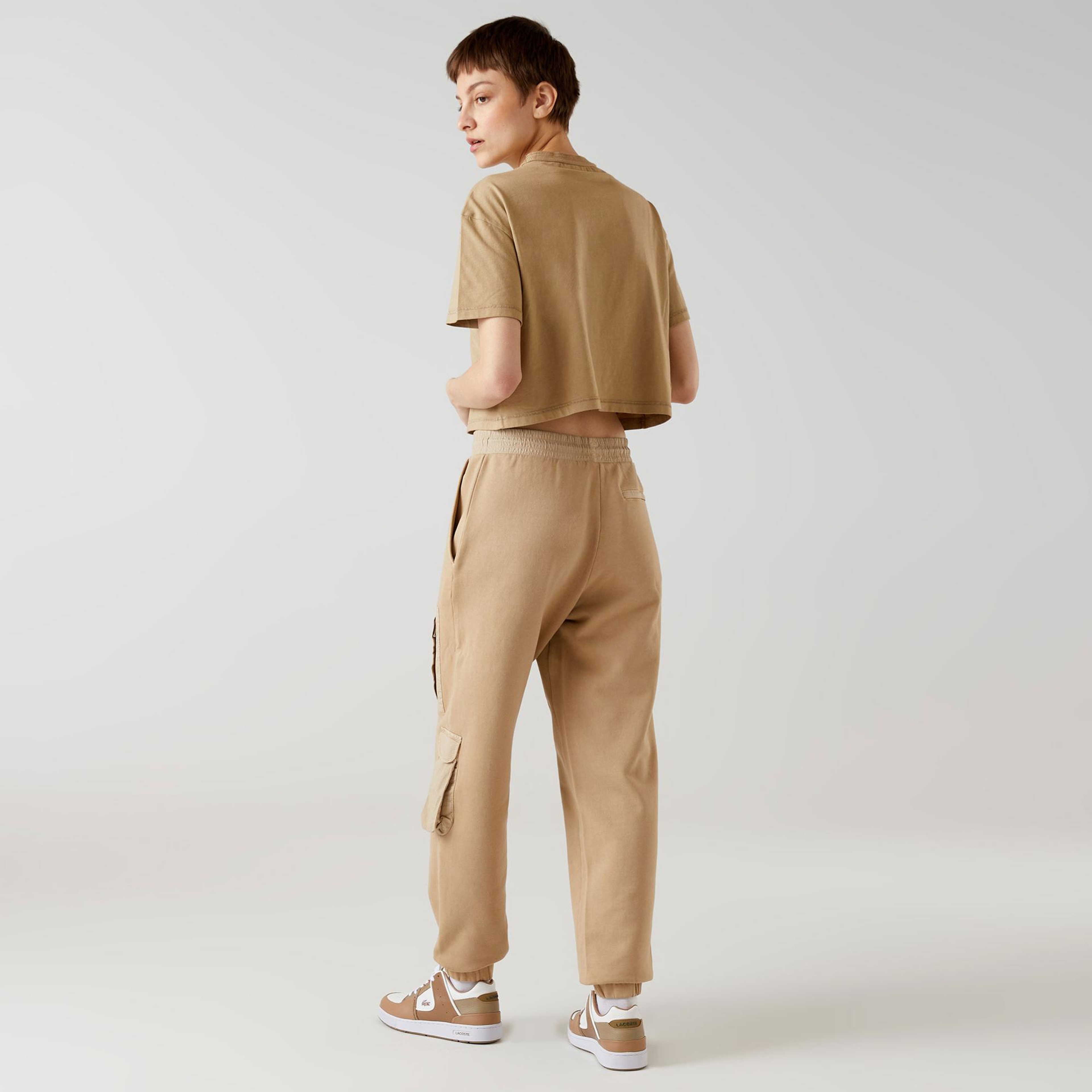 Lacoste x House of SuperStep Kadın Kahverengi Eşofman Altı