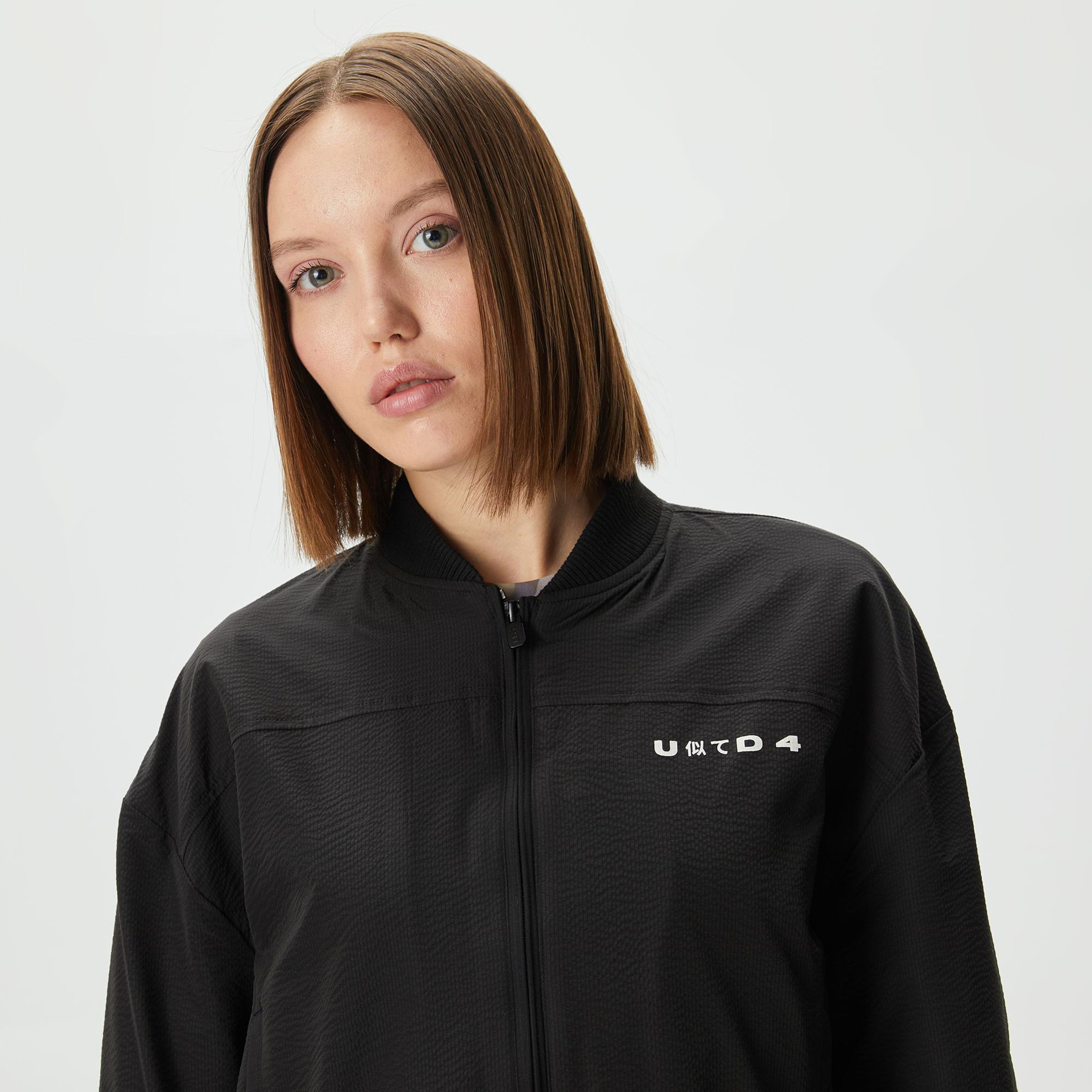 UNITED4 Kadın Siyah Ceket