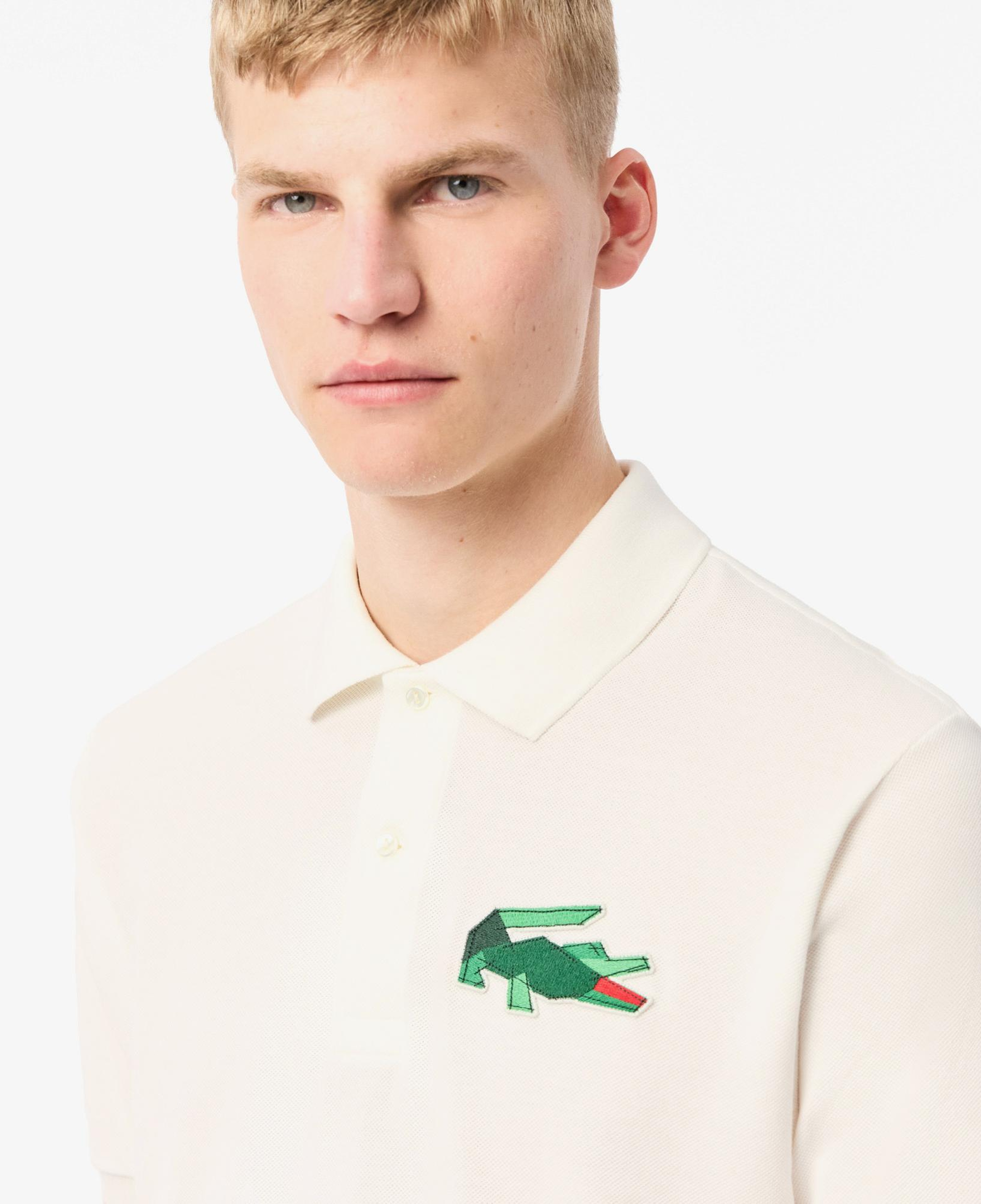 Erkek Classic Fit Beyaz Polo