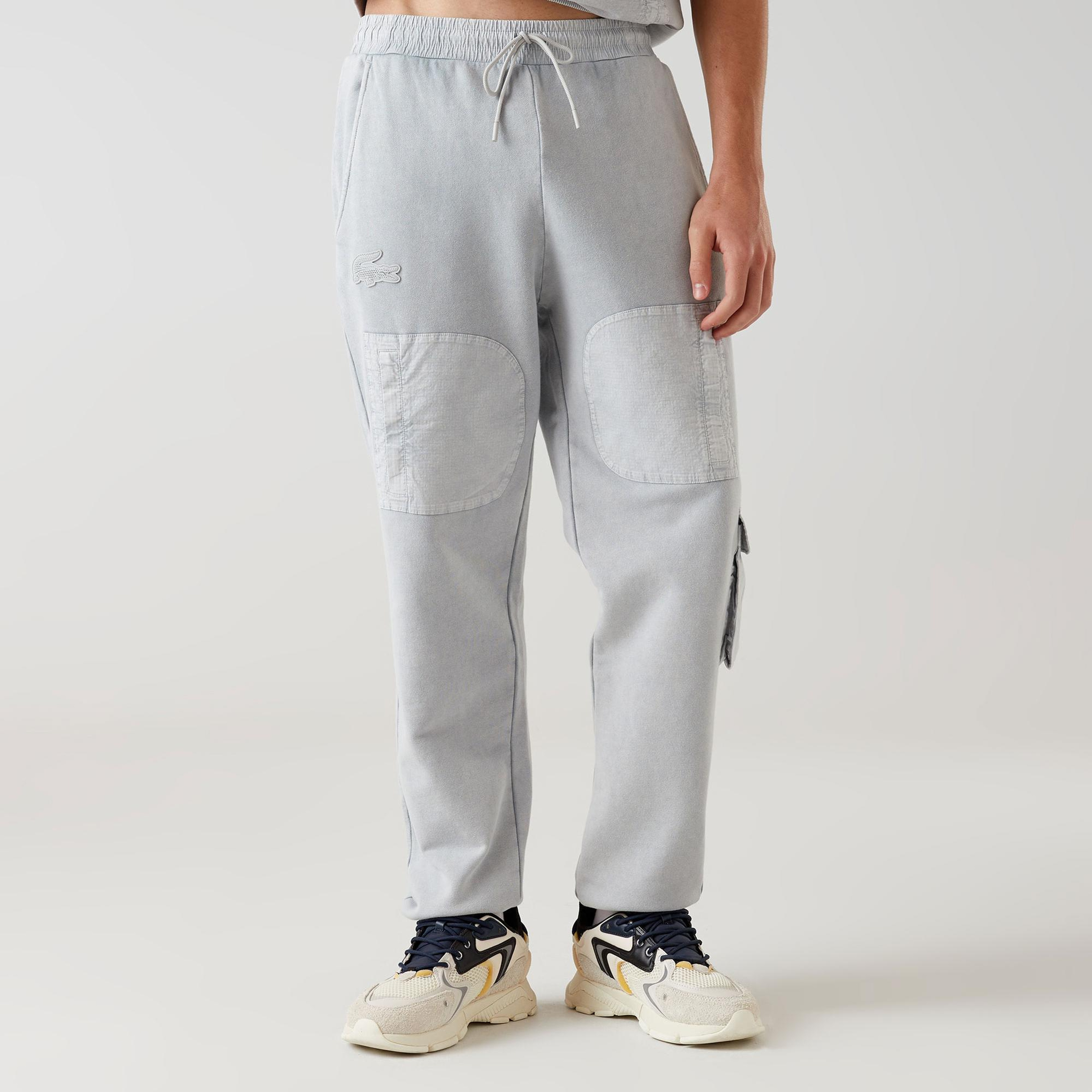 Lacoste x House of SuperStep Erkek Gri Eşofman Altı