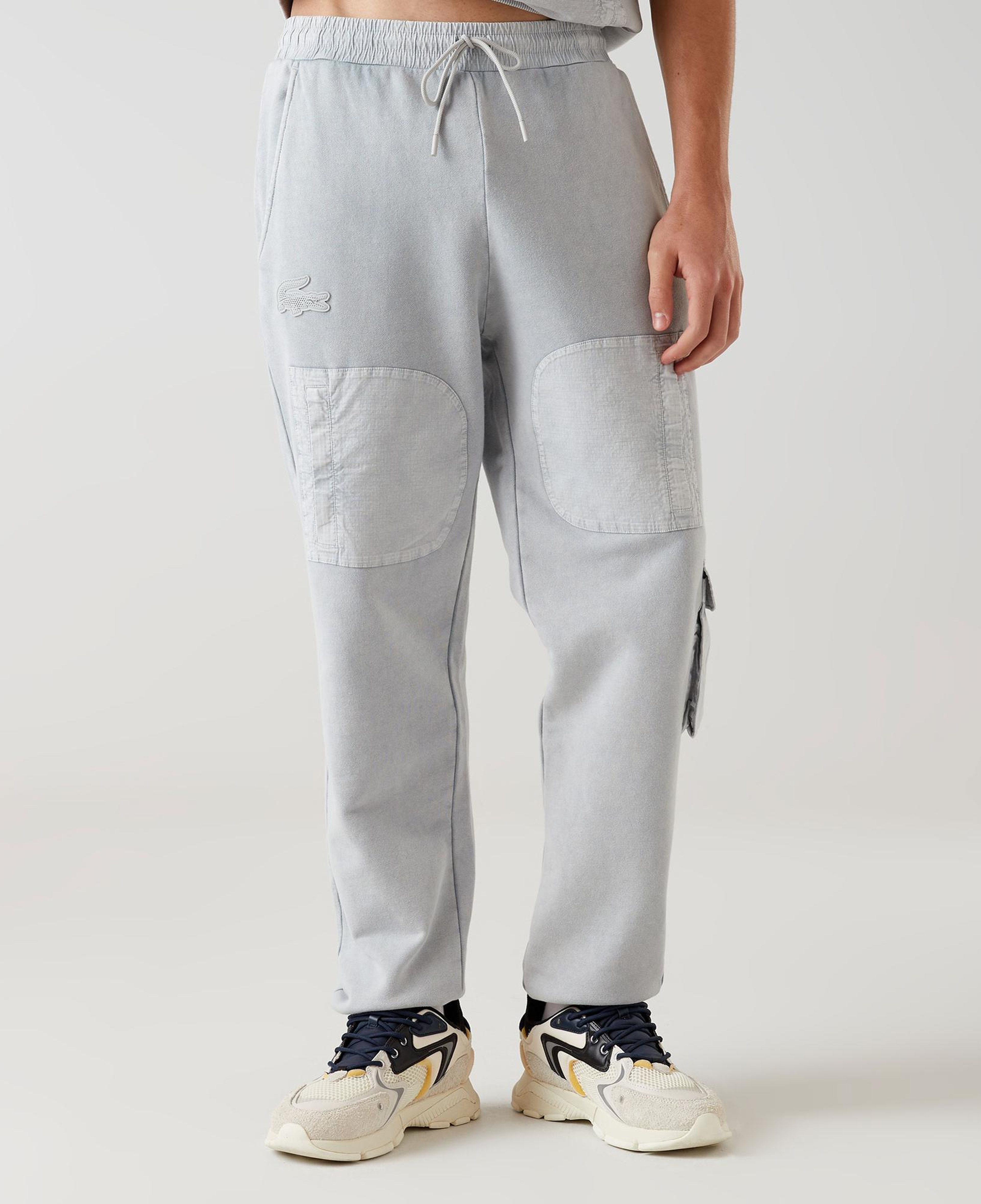 Lacoste x House of SuperStep Erkek Gri Eşofman Altı