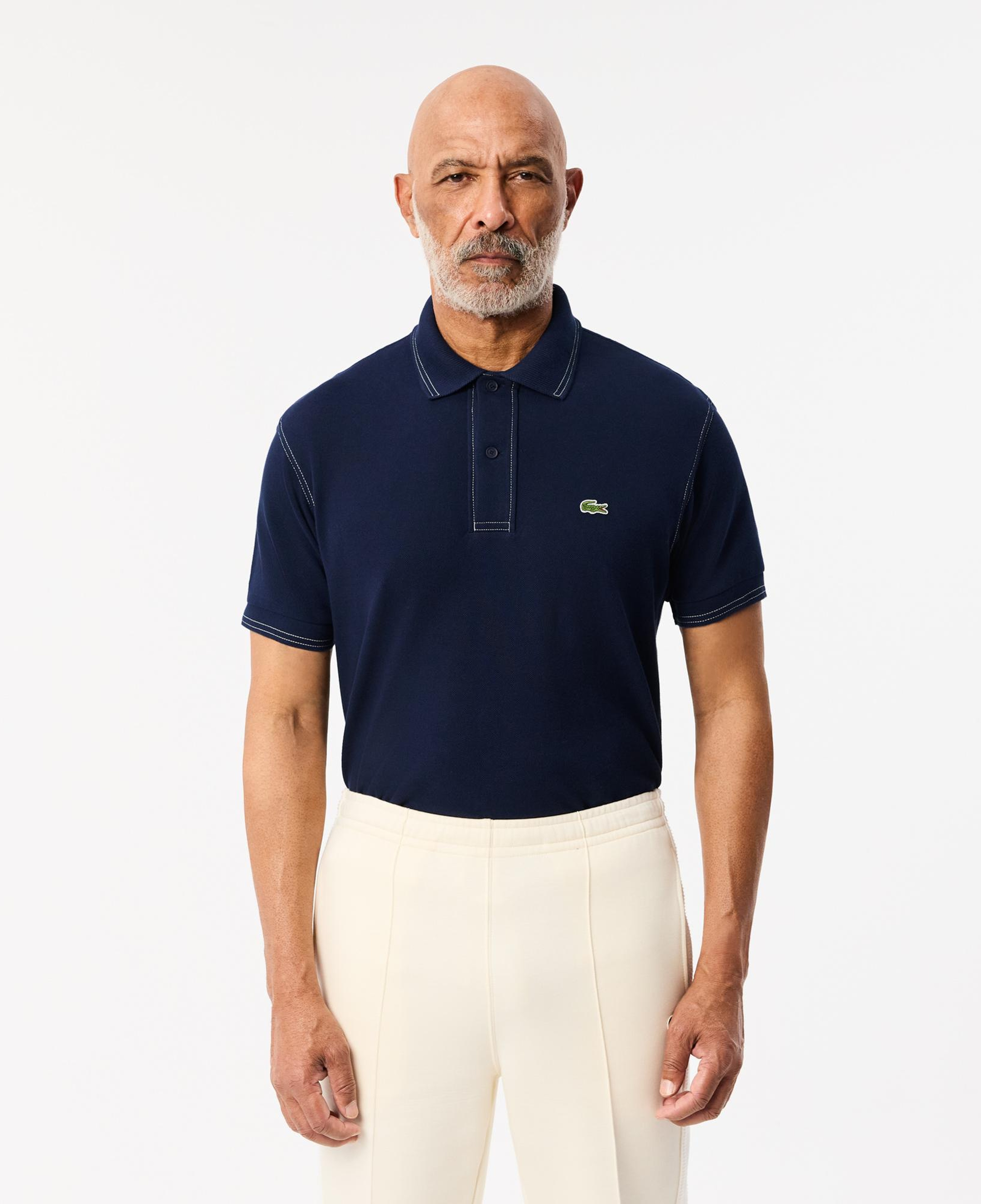 Erkek Classic Fit Organik Pamuk Lacivert Polo