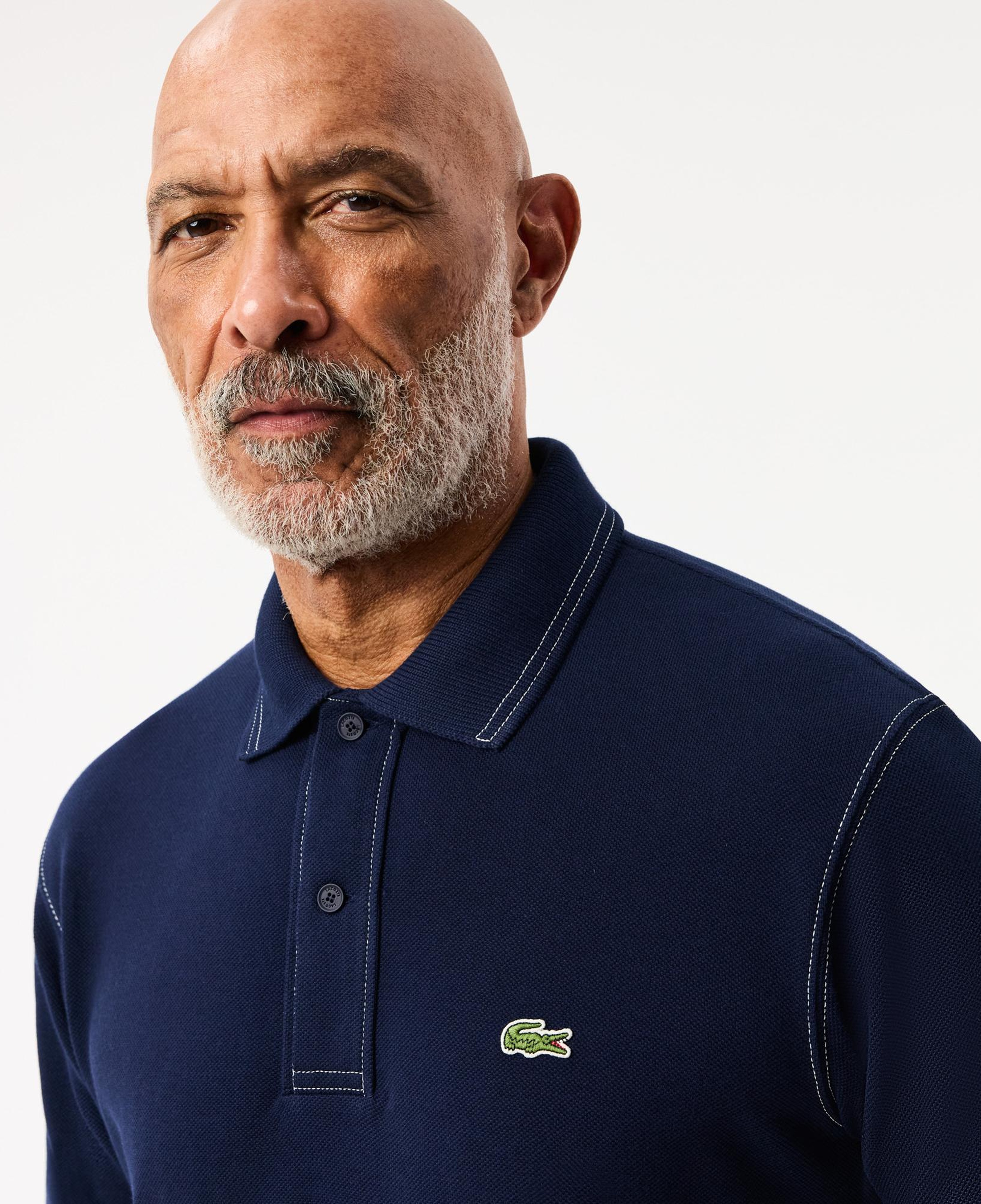 Erkek Classic Fit Organik Pamuk Lacivert Polo