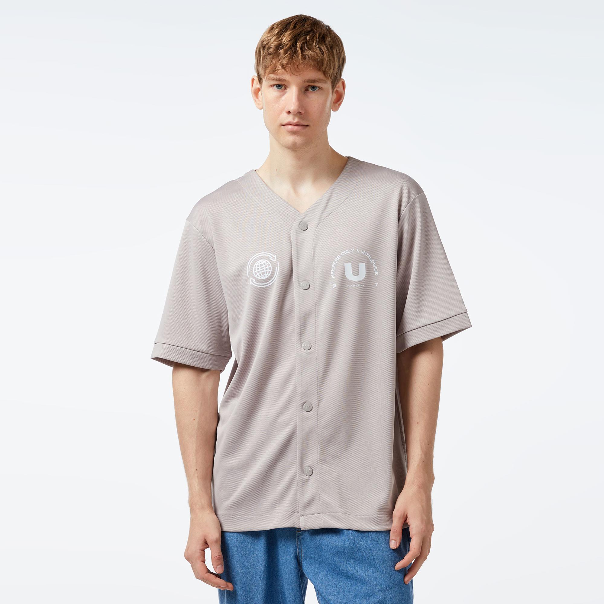 UNITED4 Erkek Gri Gömlek