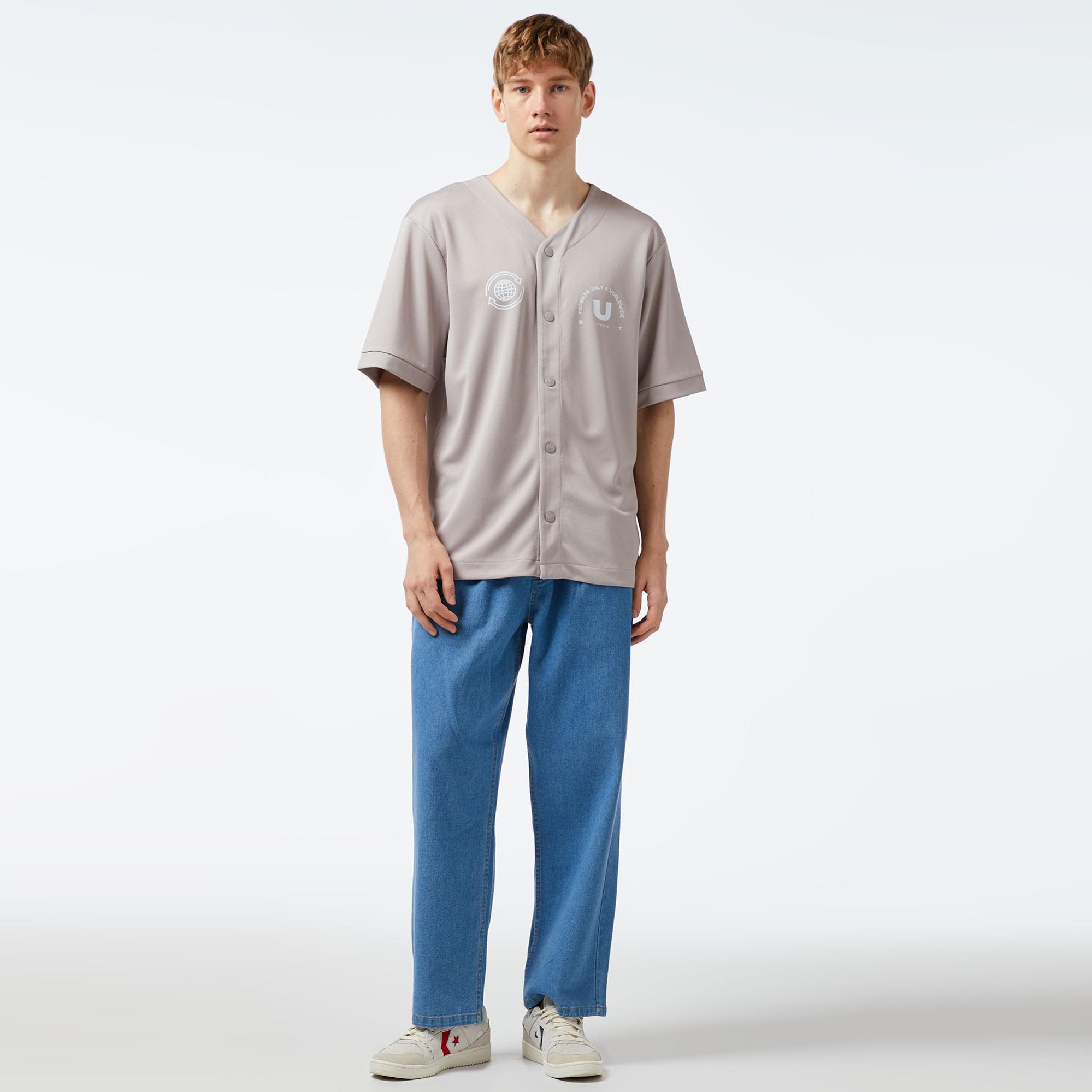 UNITED4 Erkek Gri Gömlek