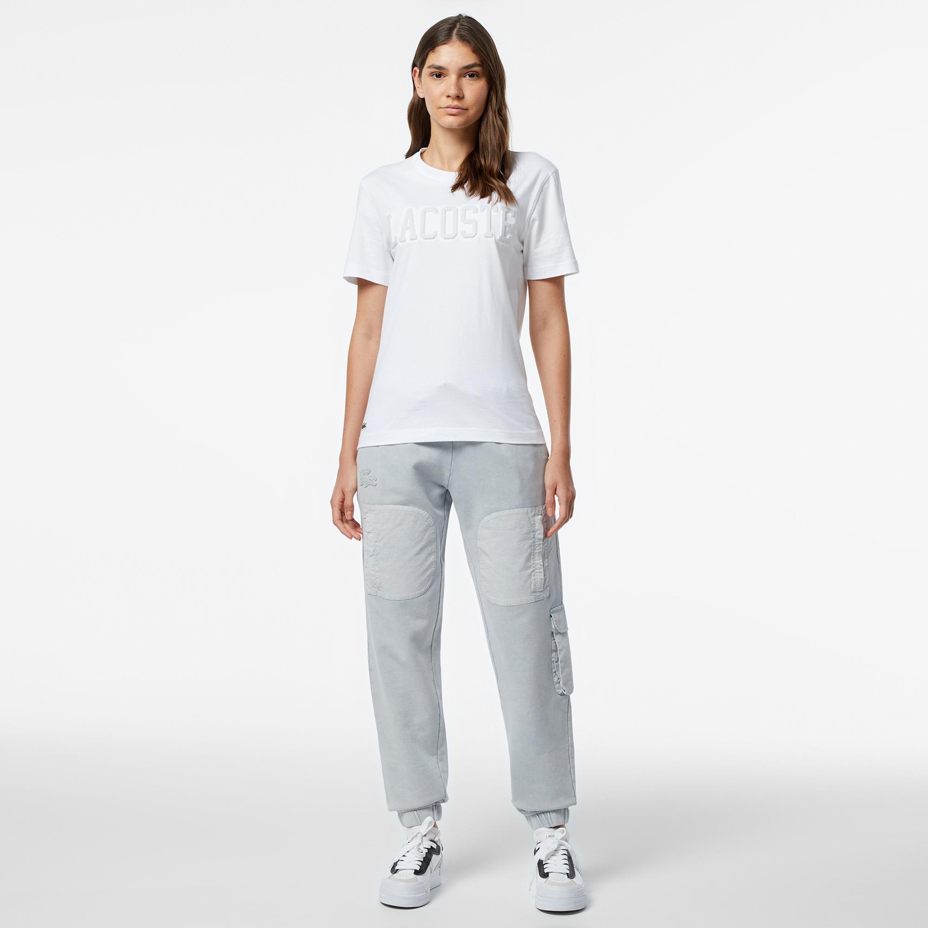 Lacoste x House of SuperStep Kadın Gri Eşofman Altı