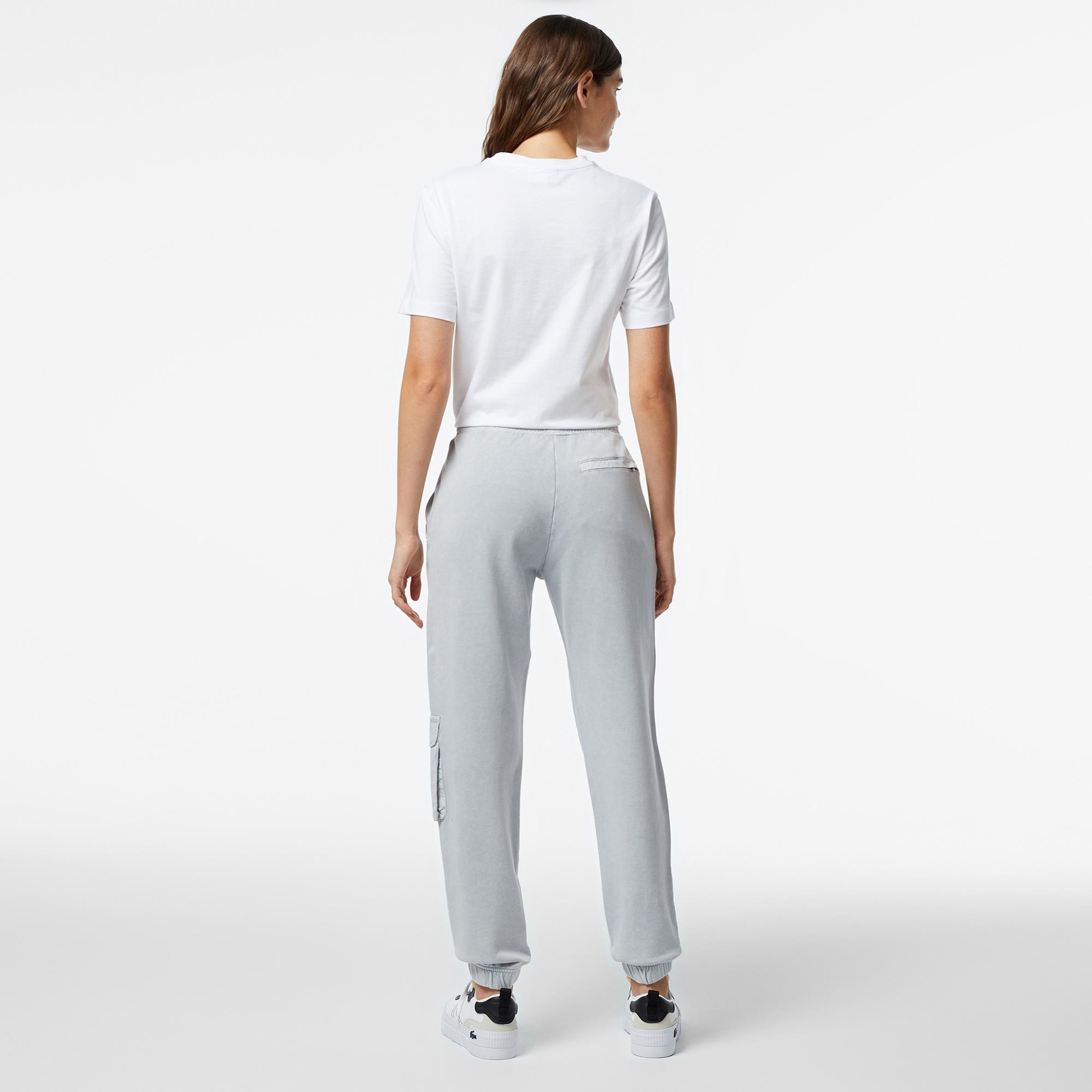 Lacoste x House of SuperStep Kadın Gri Eşofman Altı