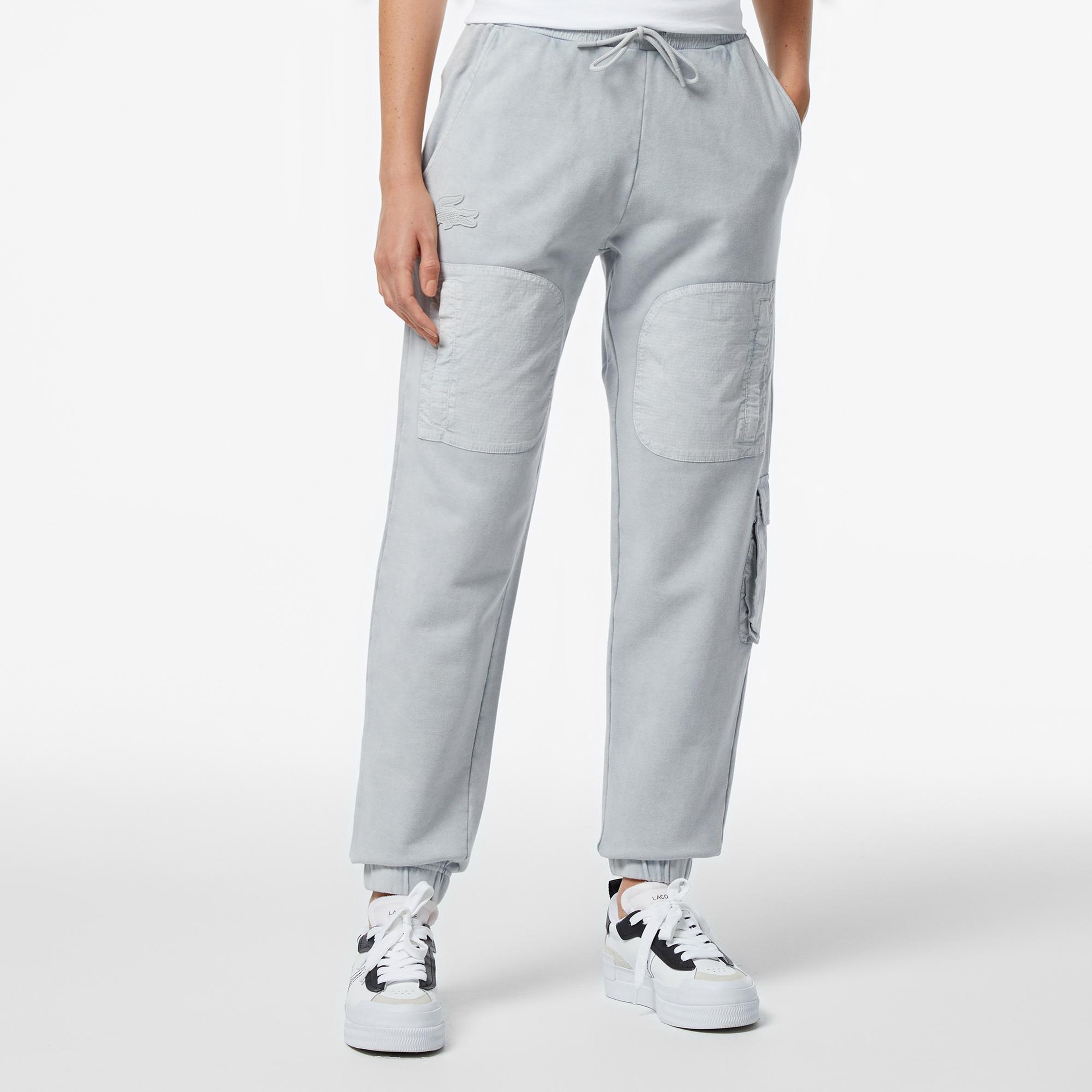 Lacoste x House of SuperStep Kadın Gri Eşofman Altı