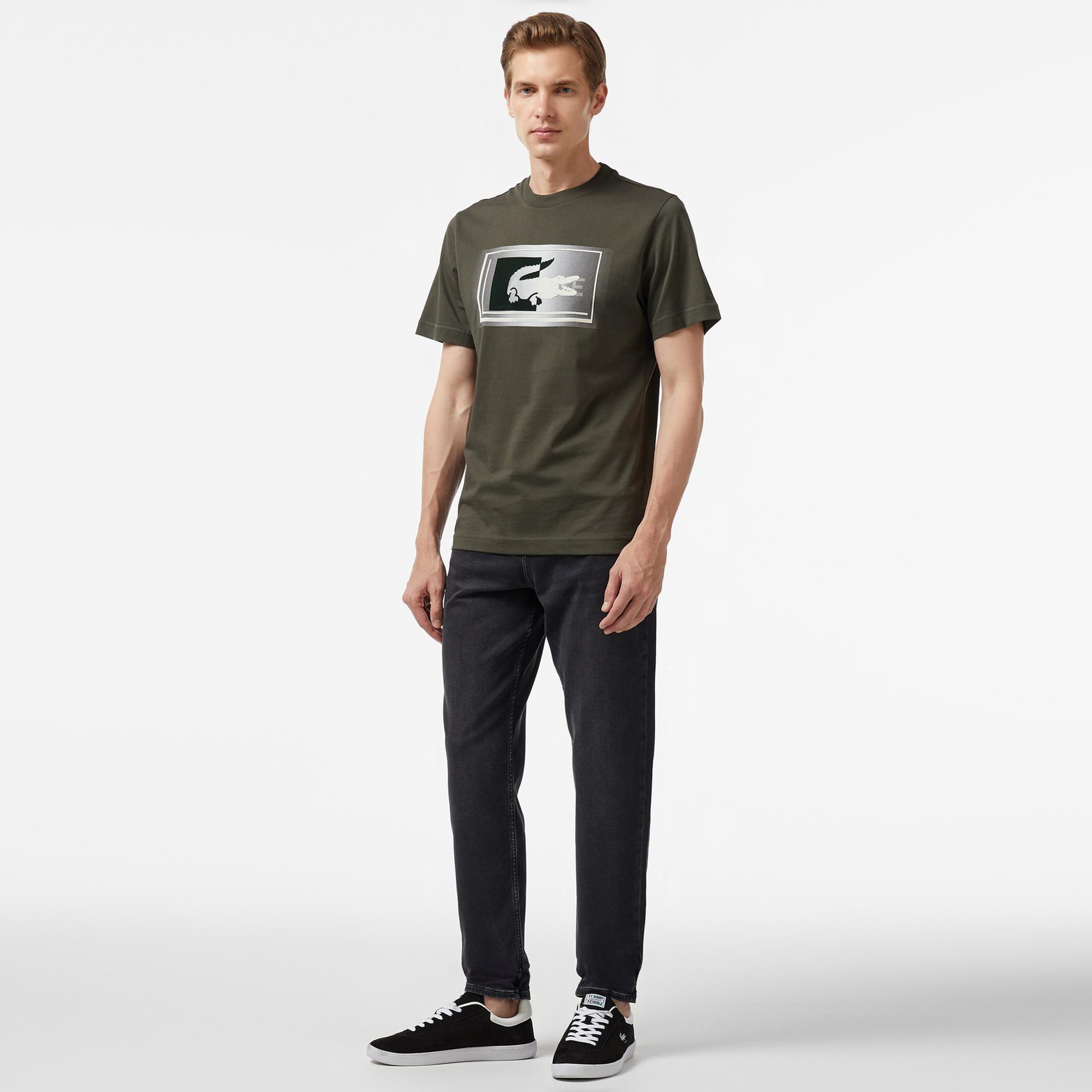 Erkek Regular Fit Denim Gri Pantolon