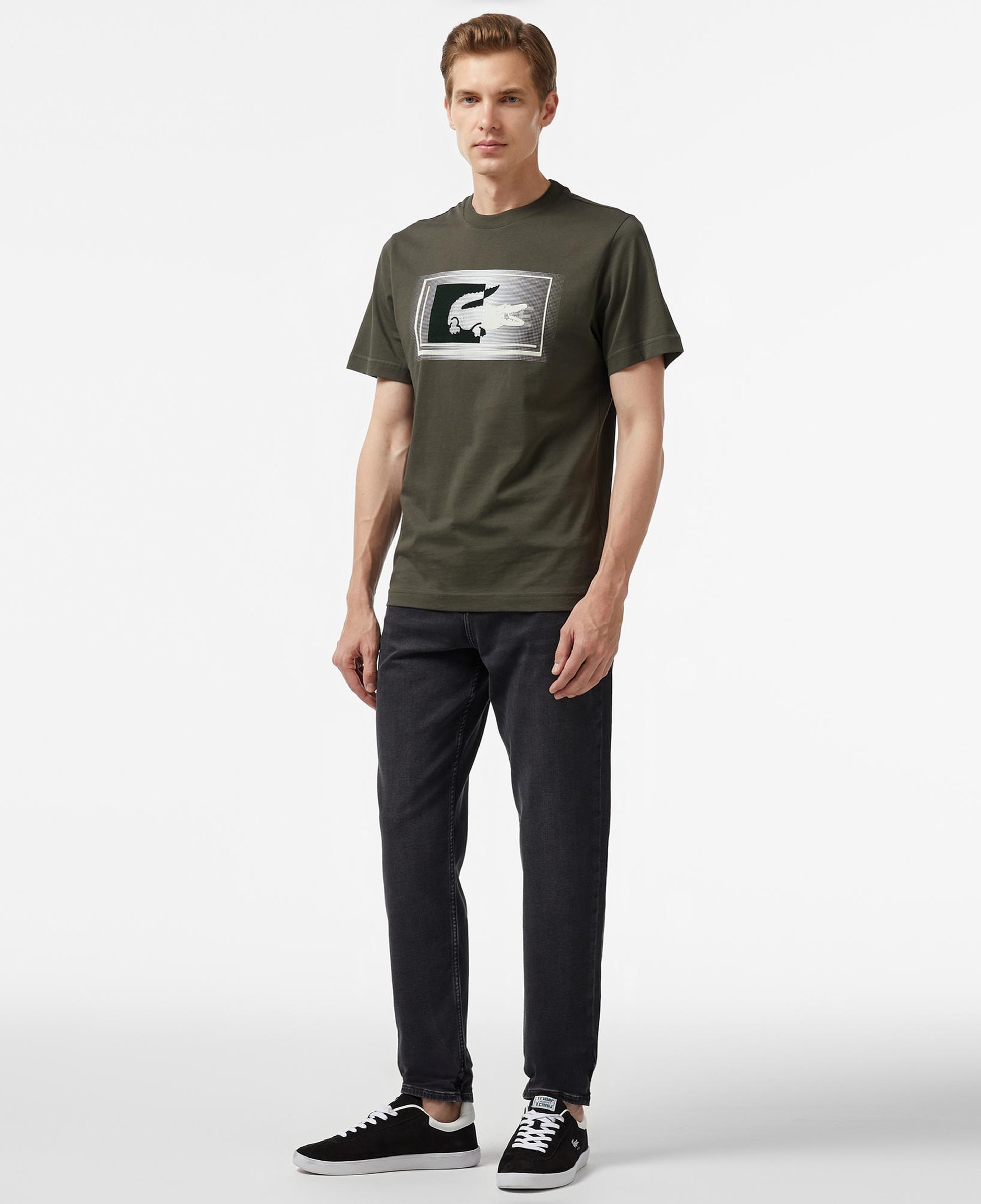 Erkek Regular Fit Denim Gri Pantolon