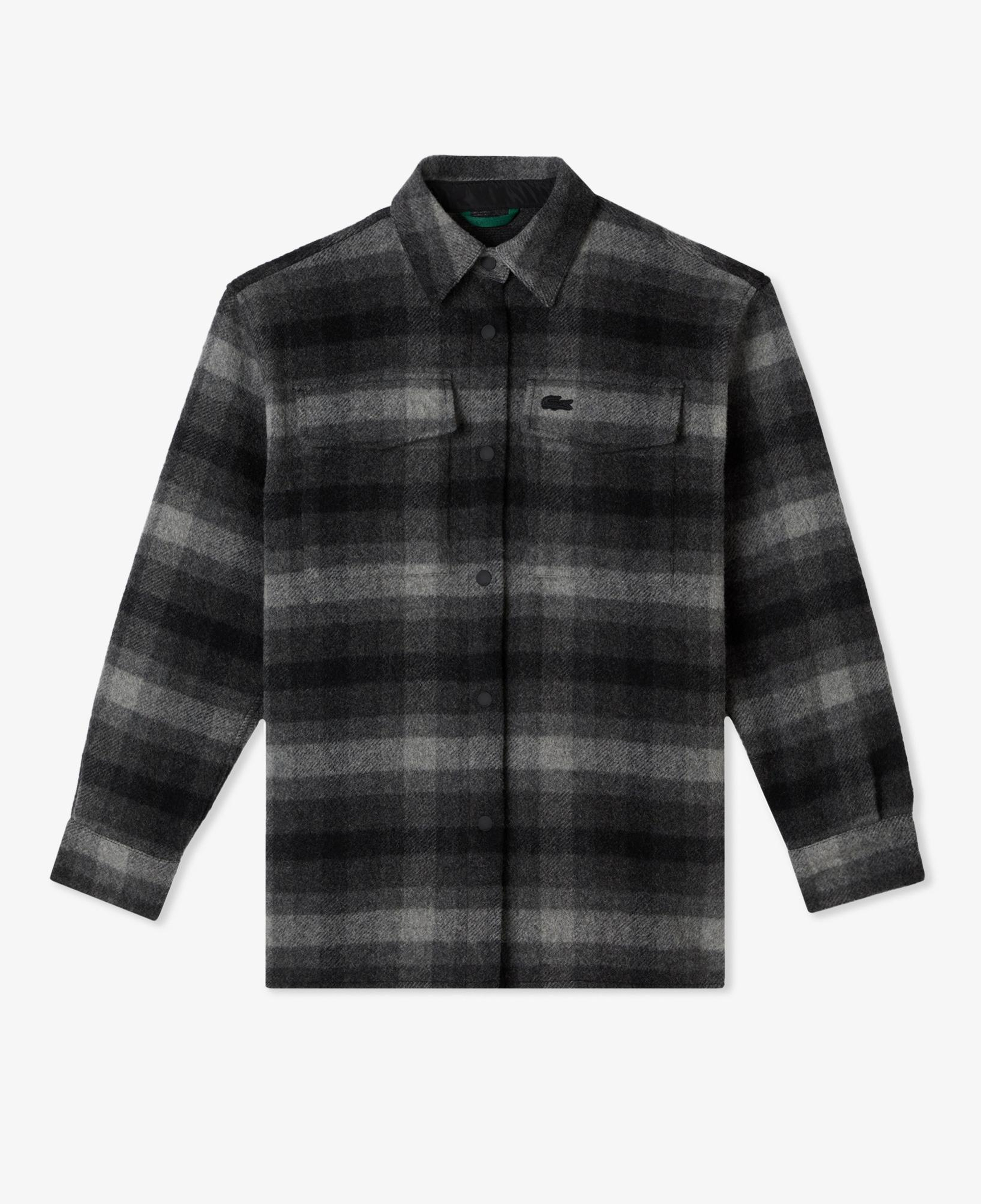 Kadın Relaxed Fit Gömlek Yaka Siyah Ceket