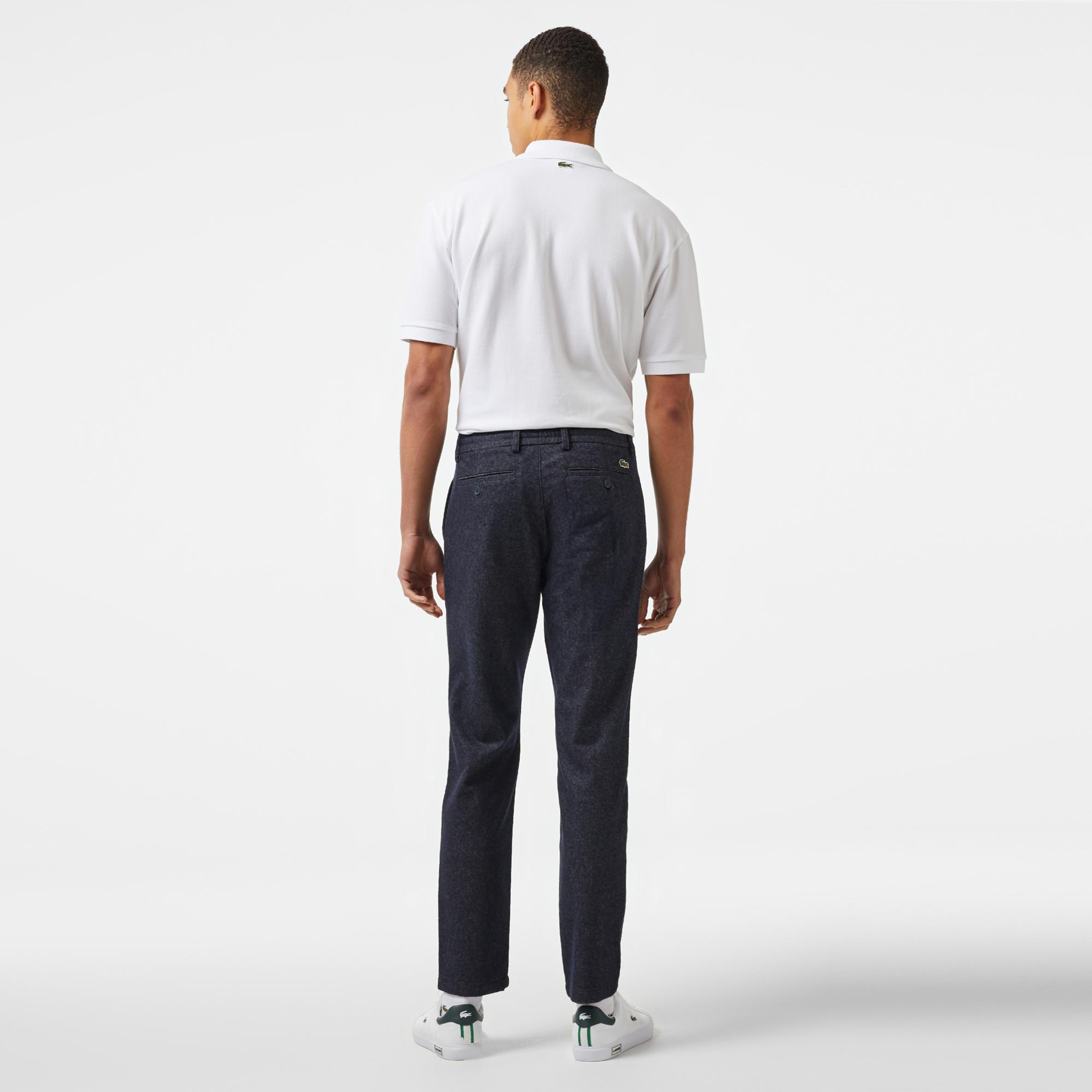 Erkek Tapered Fit Chino Lacivert Pantolon